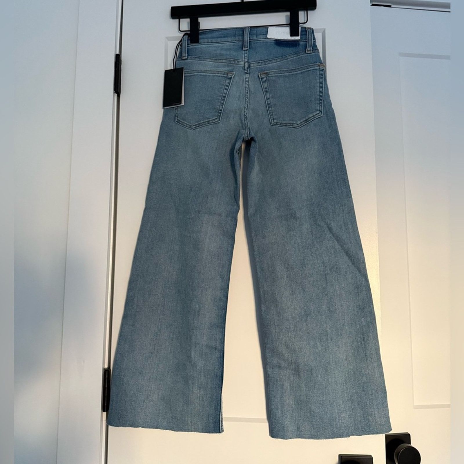 RE/DONE NEW - re/done Crop Wide-Leg Mid-Rise Jeans - Sz 24 - $295 Size 24" / US 00 / IT 34 - 11 Thumbnail