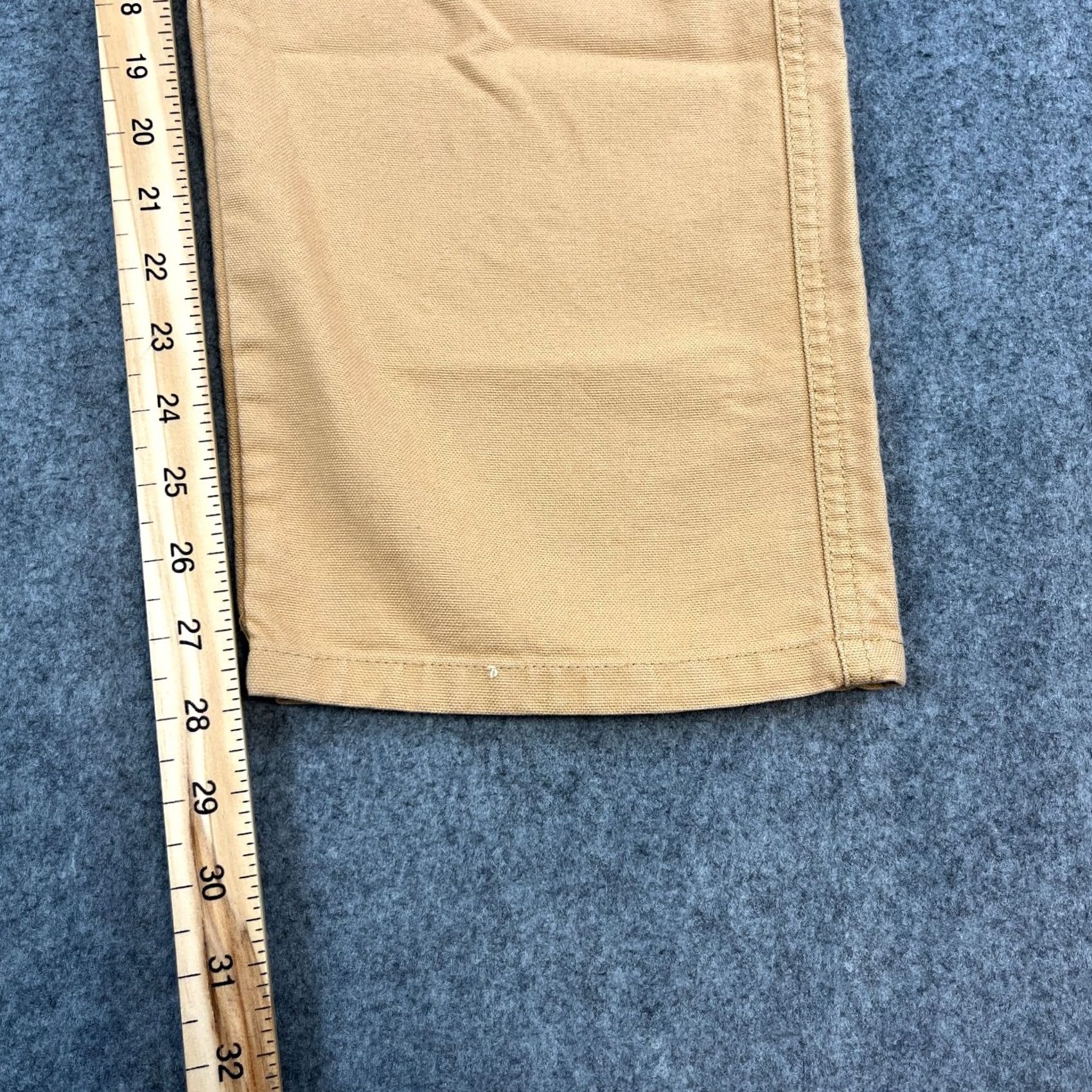 Vintage Animal Men Cargo Jeans Relaxed 30 30 Beige Carpenter Vintage Y2K 00s Jeans Mens Cargo Pocket 5-Pocket Straight Denim Canvas Relaxed Fit Trousers Beige Size US 30 / EU 46 - 4 Thumbnail