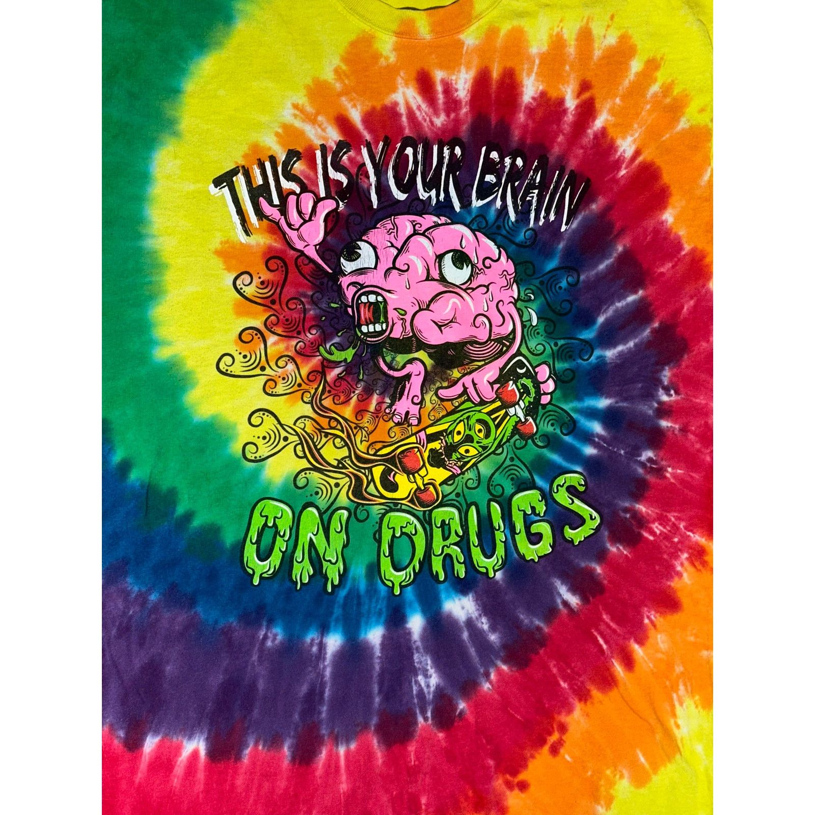 & Other Stories This Is Your Brain On Drugs Tie dye Shirt Size Large Size US L / EU 52-54 / 3 - 4 Thumbnail