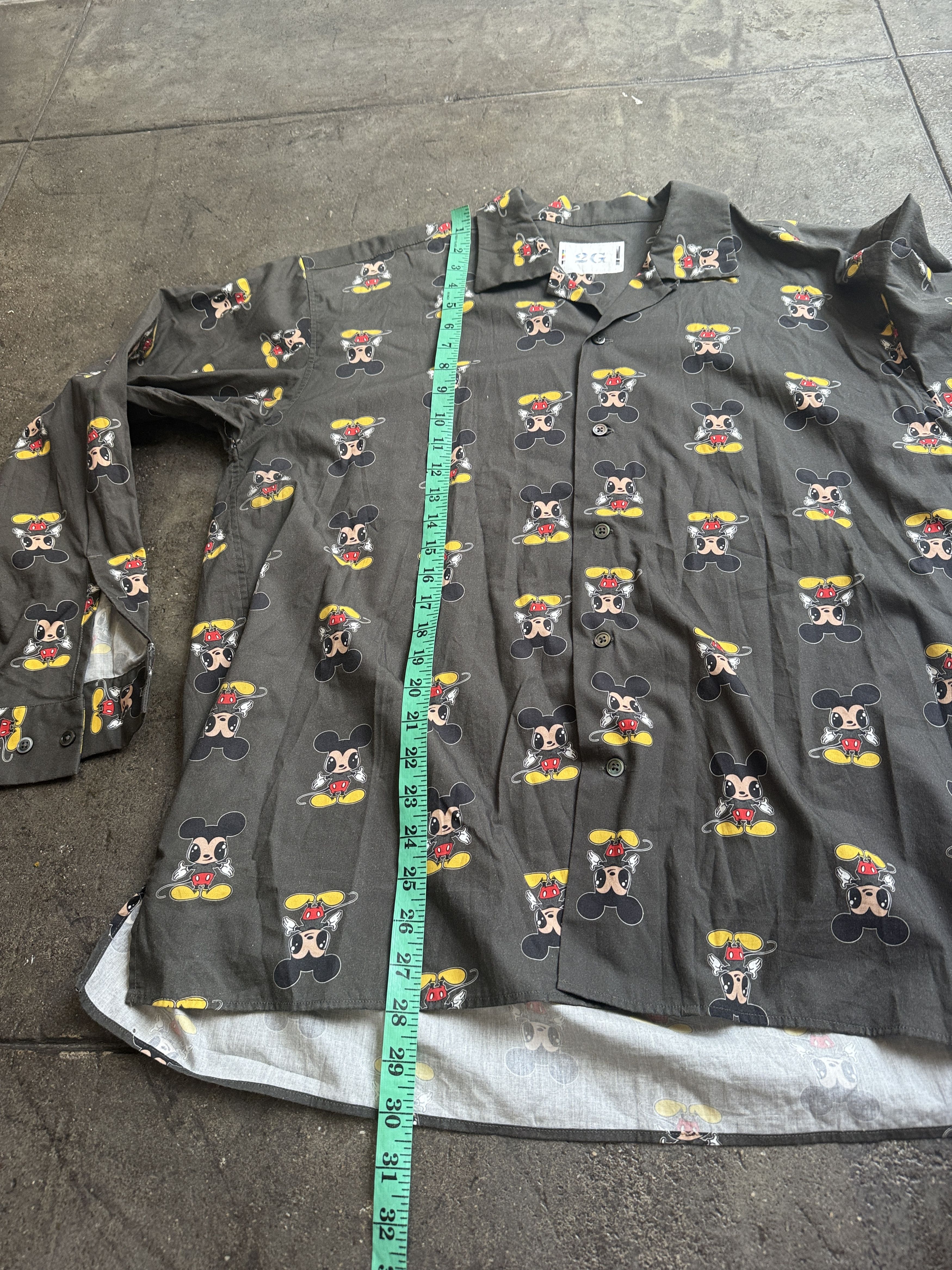 Disney 2G Japanese Tokyo Shirt w/ Mickey Mouse Size US M / EU 48-50 / 2 - 7 Thumbnail