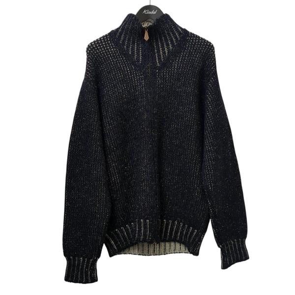 Hermes melange wool mix cardigan size L