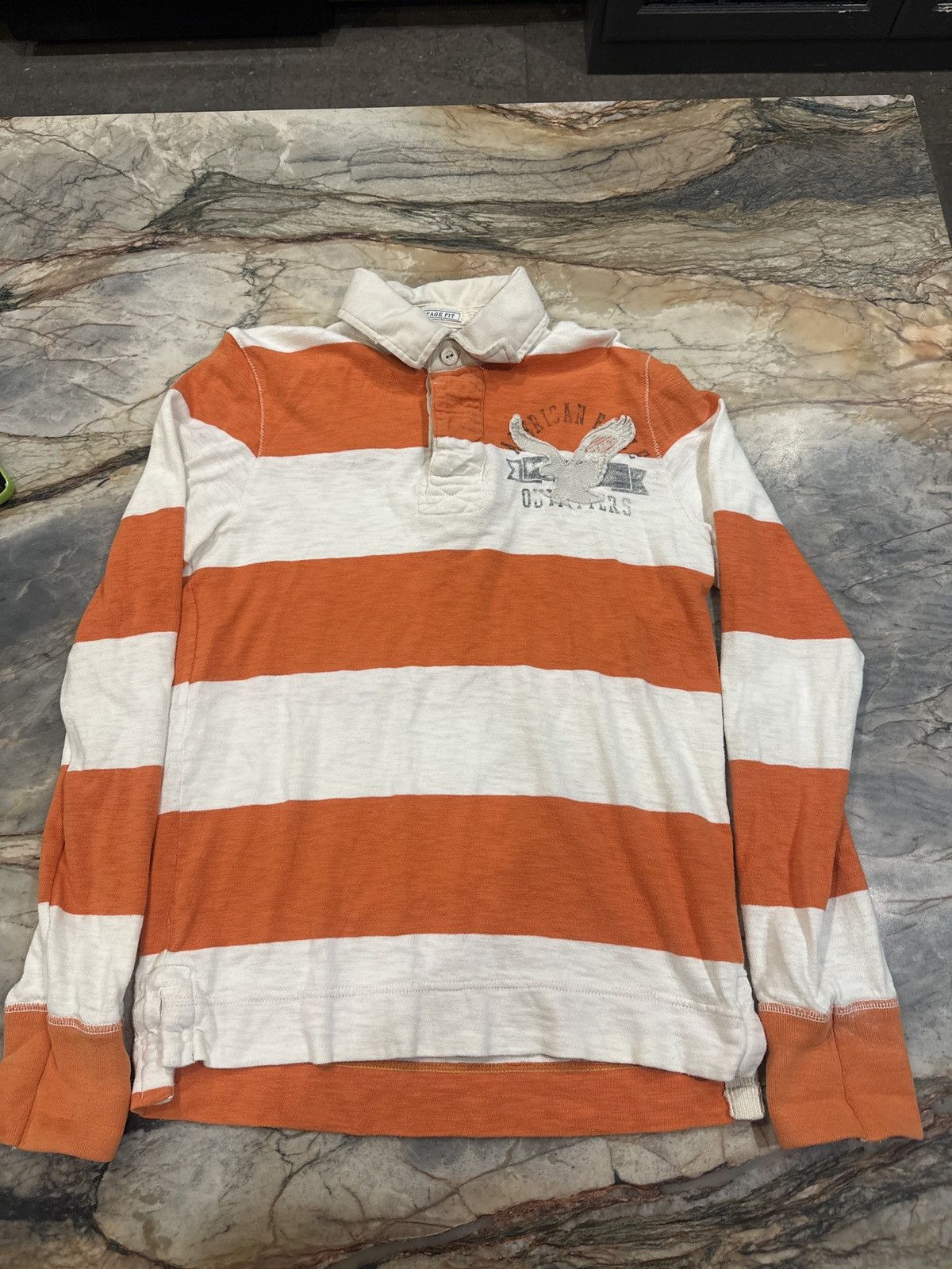 American Eagle Outfitters American Eagle Rugby Polo Size US S / EU 44-46 / 1 - 1 Thumbnail
