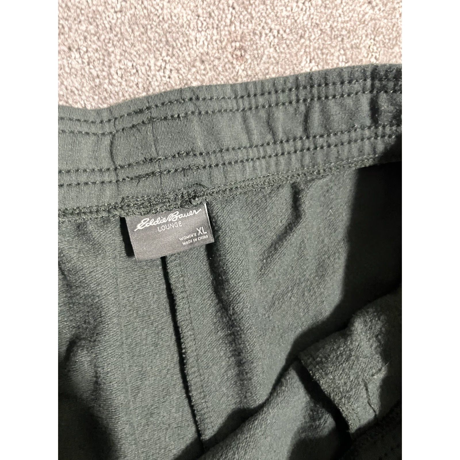 Eddie Bauer Eddie Bauer Green Pull-On Lounge Pants XL Solid Womens Size 36" / US 14 / IT 50 - 5 Thumbnail