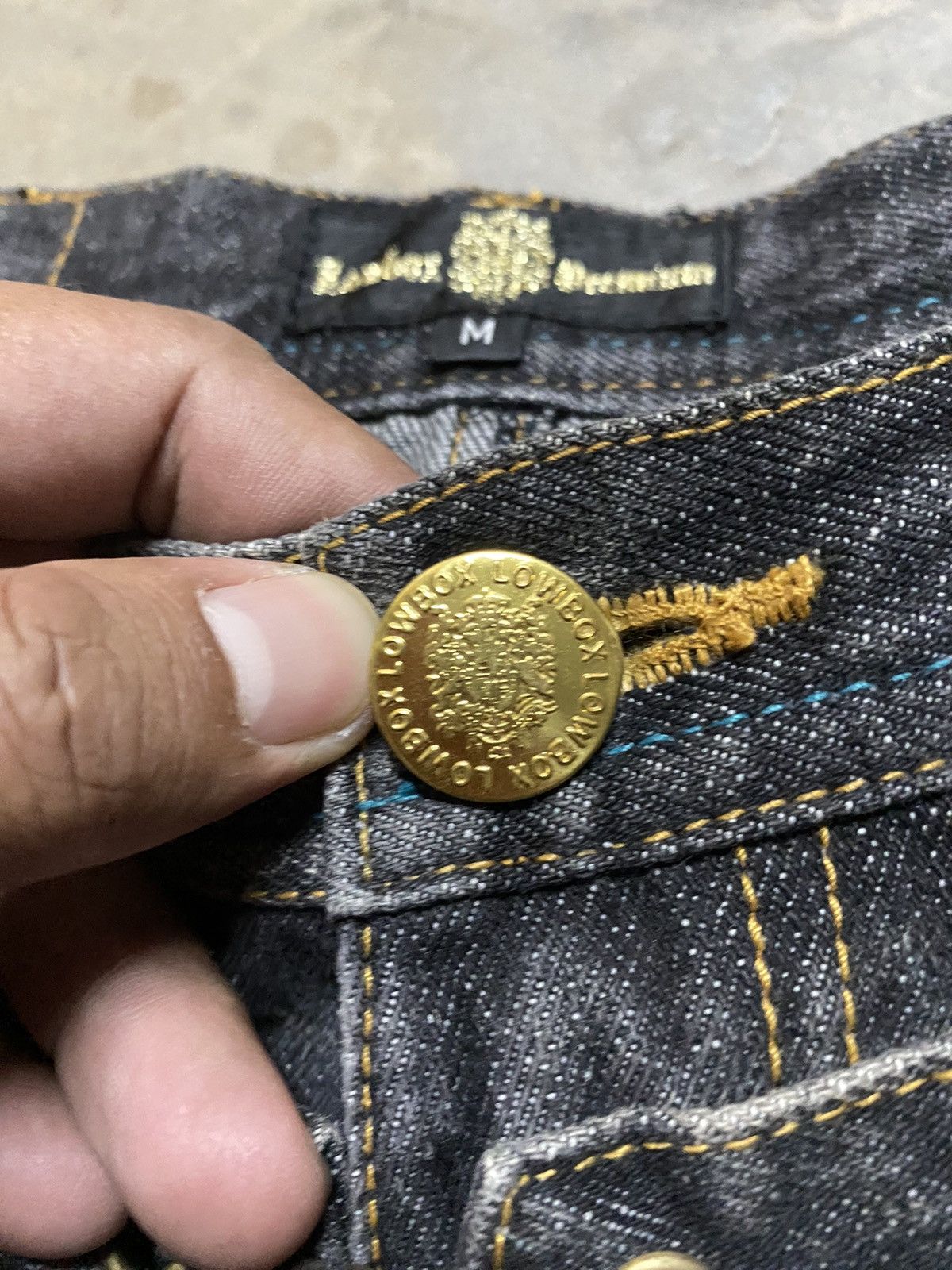 14th Addiction × LOWBOX × Le Grande Bleu (L.G.B.) Flare Jeans Lowbox Bondage Size US 31 - 12 Thumbnail