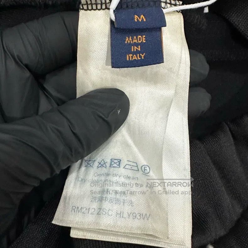 Louis Vuitton Louis Vuitton size m Striped embroidered lettered pants Size US 28 / EU 44 - 4 Thumbnail