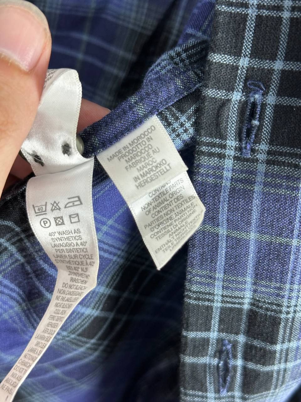 Paul Smith Paul Smith Casual Blue Check Designer Shirt Size M Size US M / EU 48-50 / 2 - 8 Thumbnail