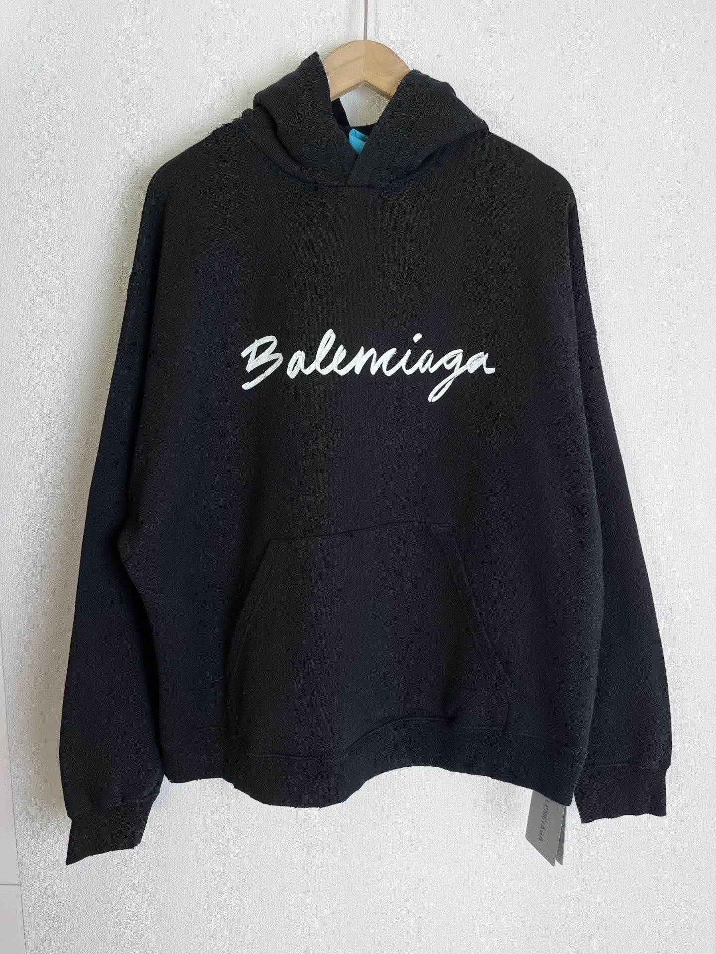 Balenciaga Balenciaga FW22 Logo Print Men's Hoodie Size US M / EU 48-50 / 2 - 1 Thumbnail