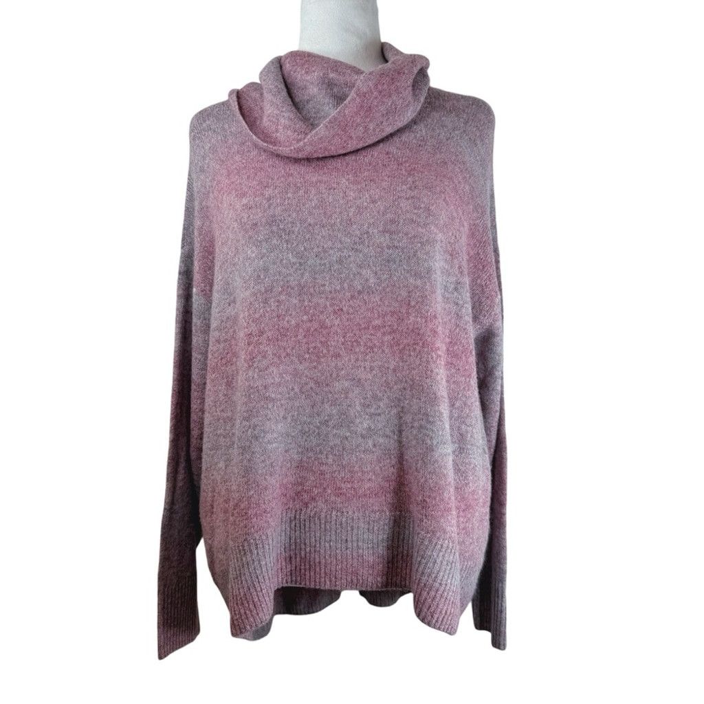 American Eagle Outfitters AMERICAN EAGLE OUTFITTER Women's Pink Cowl Neck Sweater S Size S / US 4 / IT 40 - 1 Thumbnail