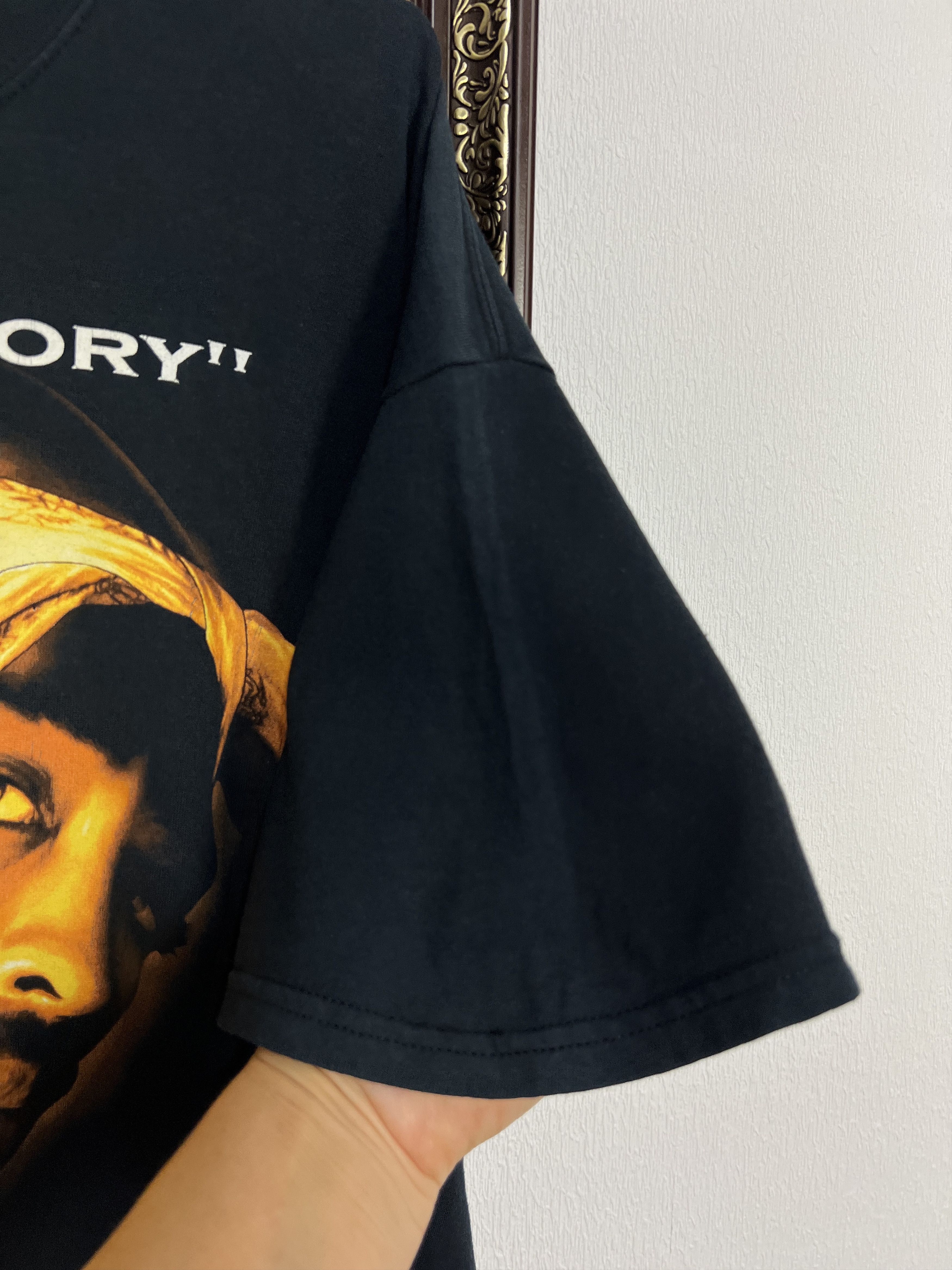 Vintage Rap Tee 2Pac Shirt Hip Hop Tupac Shakur Resurrection Shirt Size US XL / EU 56 / 4 - 5 Thumbnail
