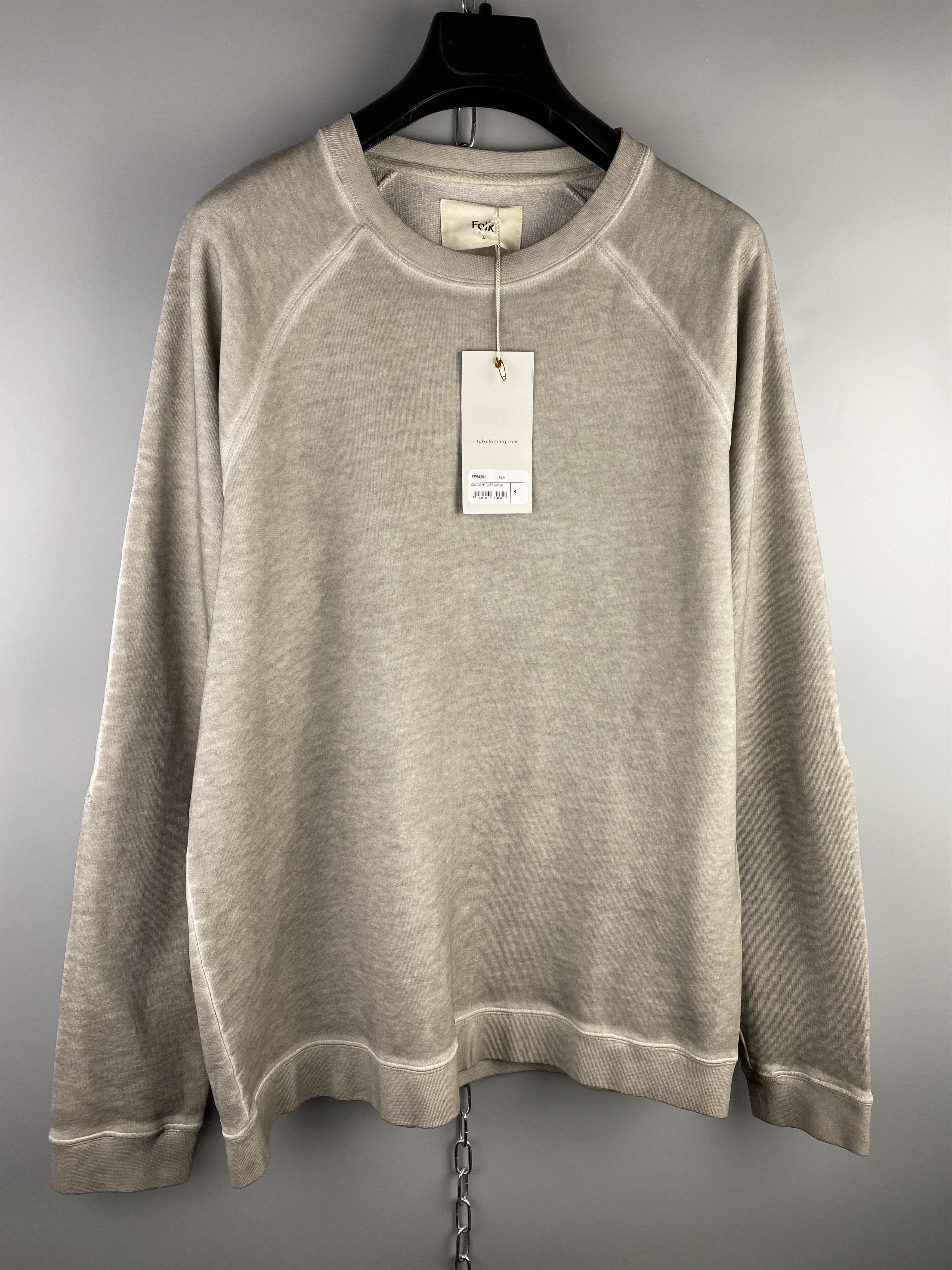 Folk NEW Folk Garment Dye Crew Sweatshirt Jumper Size US L / EU 52-54 / 3 - 2 Thumbnail