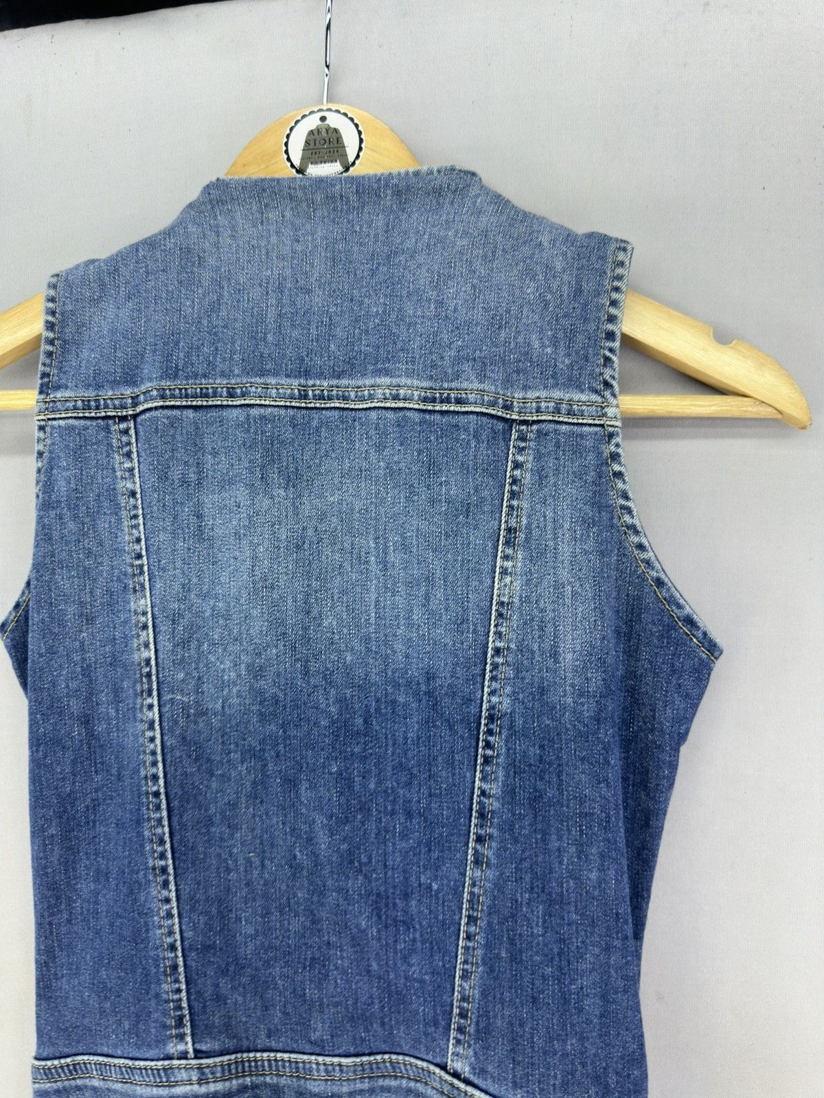 Guess Guess Sleeveless Denim Coverall Jumpsuit Size 26" / US 2 / IT 38 - 6 Thumbnail