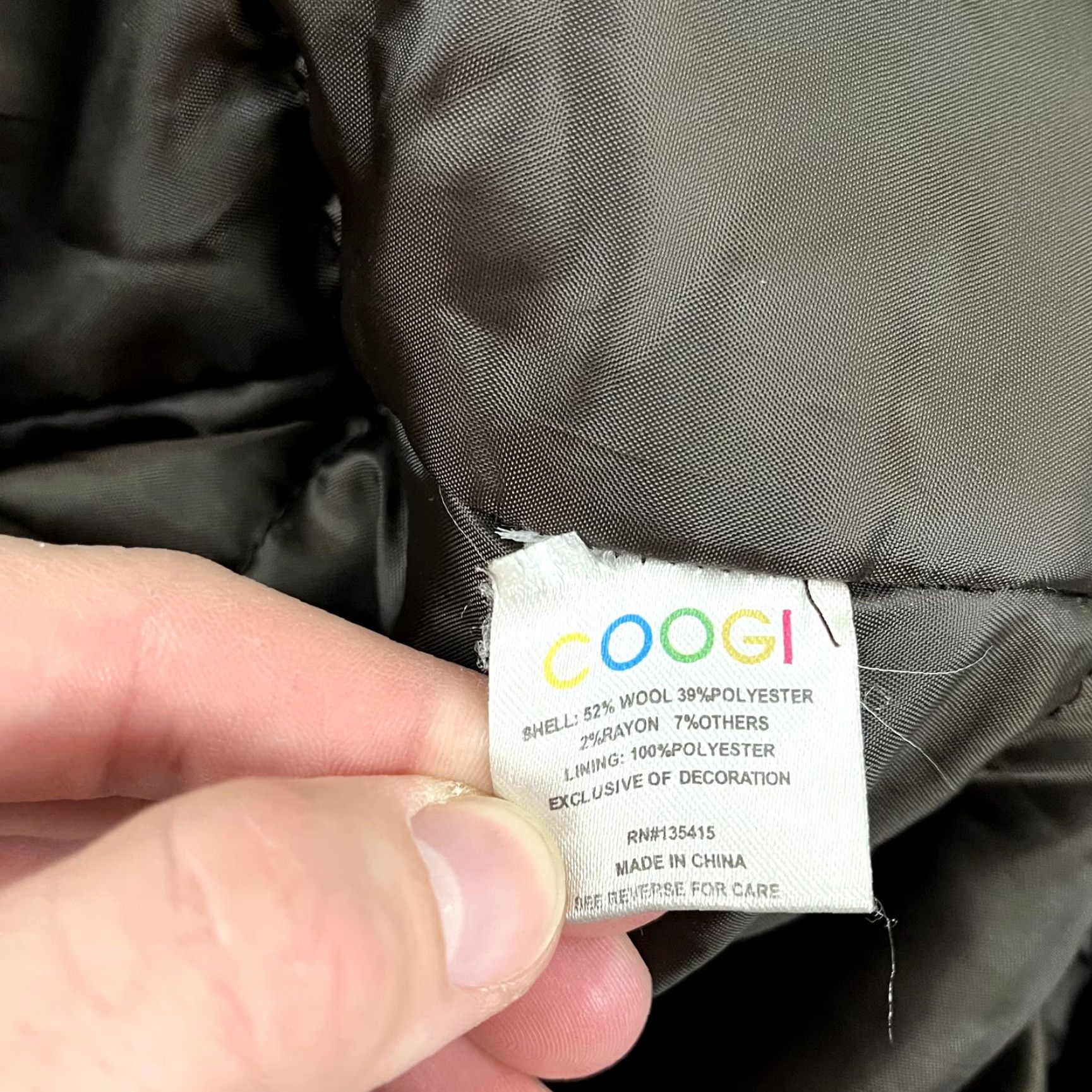 Coogi VINTAGE Coogi Bomber Jacket Mens 2XL Brown Wool Military Lined Heavy Full Zip Coat Y2K Size US XXL / EU 58 / 5 - 3 Thumbnail