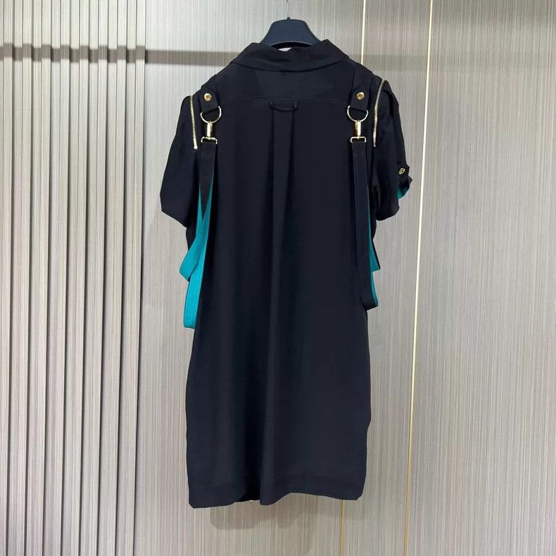 Gucci Gucci Mulberry silk dress 2504-Nextarrow Size M / US 6-8 / IT 42-44 - 2 Thumbnail