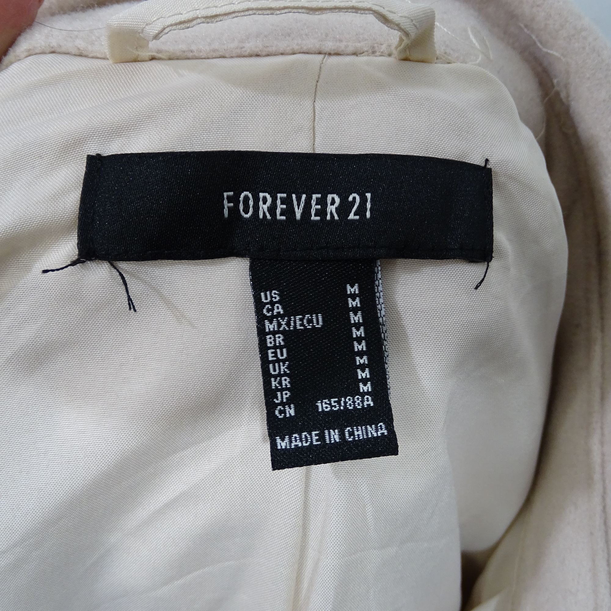 Forever 21 Forever 21 Beige Collared Button Up Jacket Size M Size M / US 6-8 / IT 42-44 - 6 Thumbnail