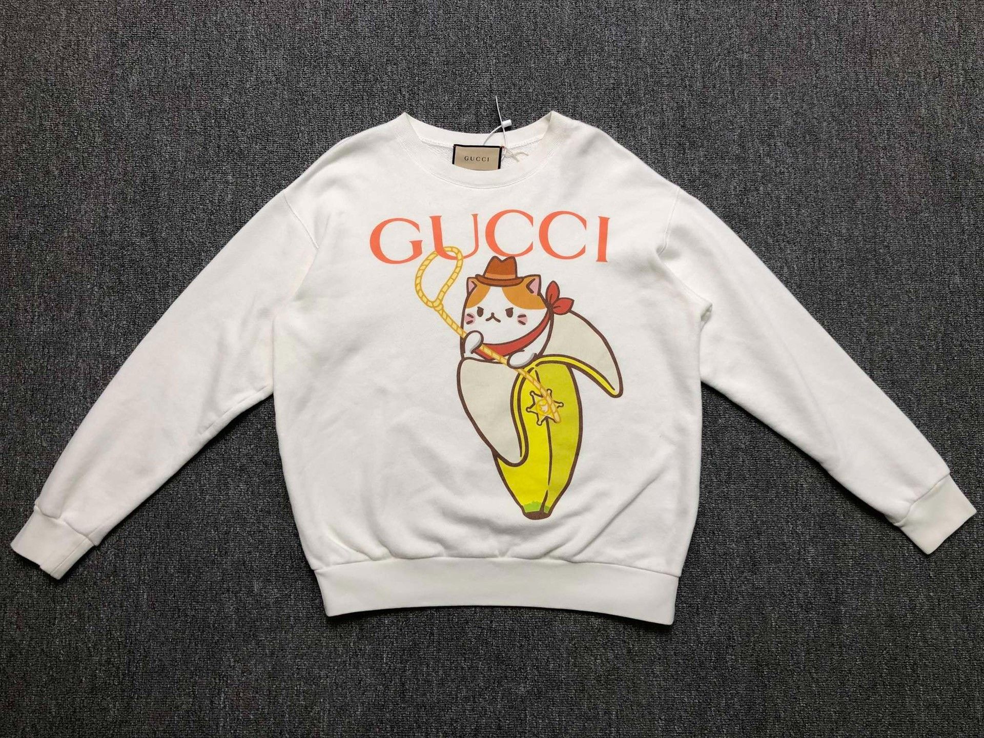 Gucci Gucci Banana cat sweatshirt 2501-Nextarrow Size US XS / EU 42 / 0 - 1 Thumbnail