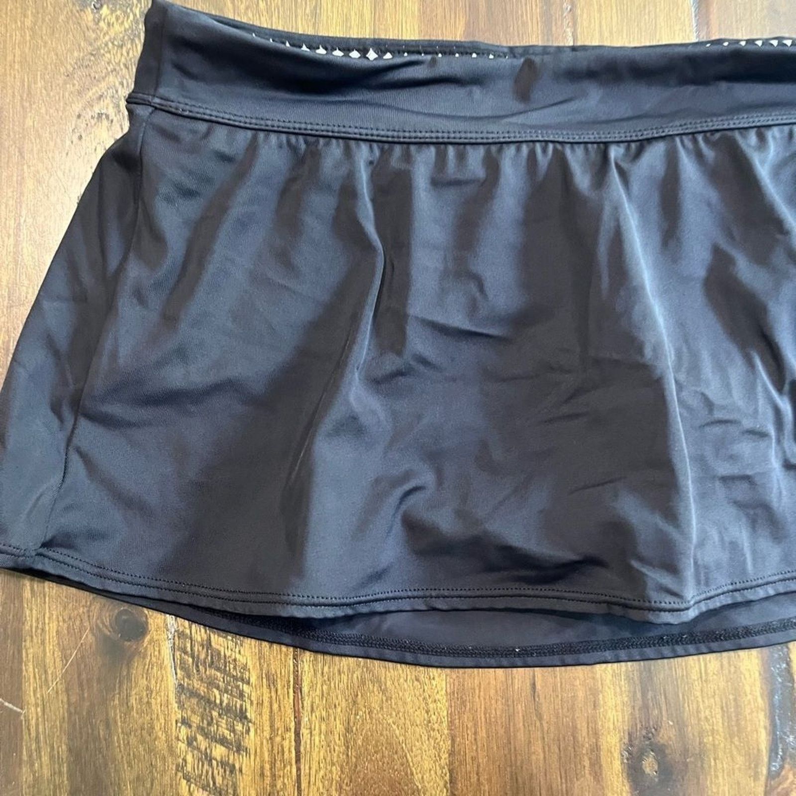 Nike Nike Black Swim Bottoms Skirt Skort - Size 12 Size ONE SIZE - 2 Thumbnail