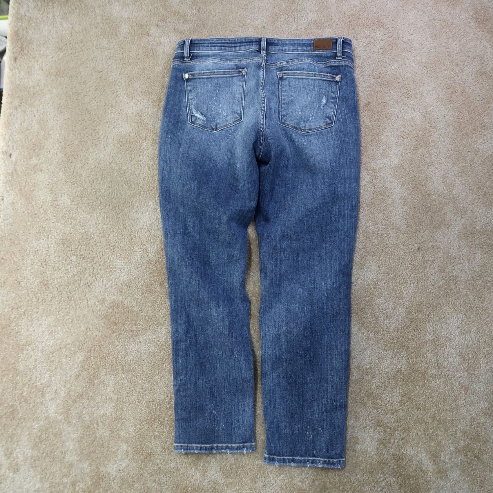 Vintage Judy Blue High Rise Boyfriend Jeans Women's 13/31 Blue Stretch Denim Size 34" / US 12 / IT 48 - 7 Thumbnail