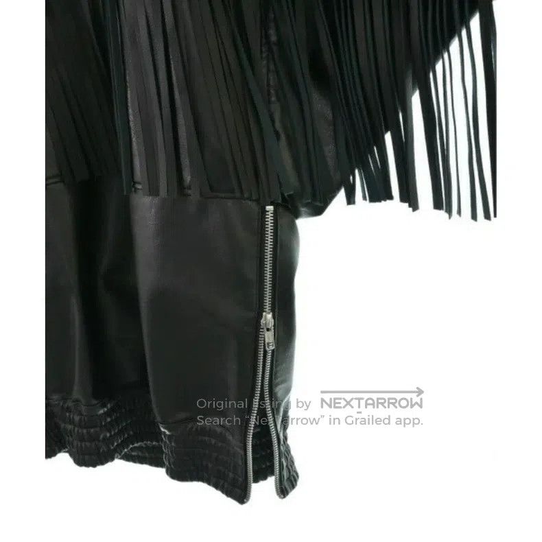 Junya Watanabe Junya Watanabe Half-Zip Fringed Hooded Leather Jacket Size US S / EU 44-46 / 1 - 6 Thumbnail