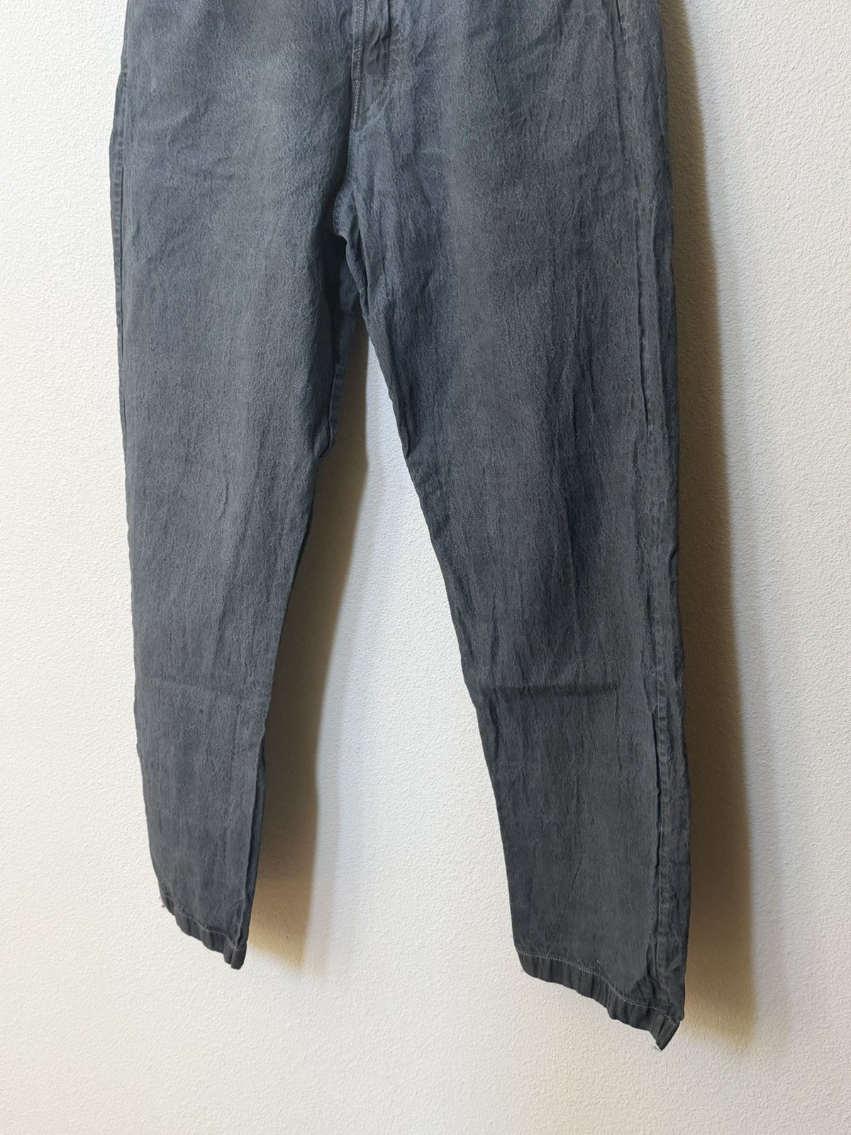 Evan Kinori Four pocket cotton hemp sumi inked dyed pants 34 Size US 34 / EU 50 - 3 Thumbnail