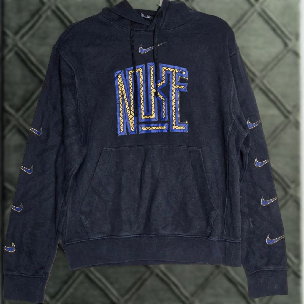 Nike Nike Hoodie Mens Pullover Black Small Logo Athletic Sweatshirt Size US S / EU 44-46 / 1 - 1 Thumbnail