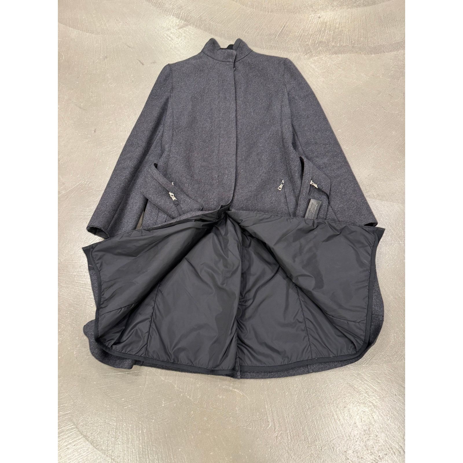 Prada 1999 Prada belted technical cargo pockets wool coat Size S / US 4 / IT 40 - 5 Thumbnail