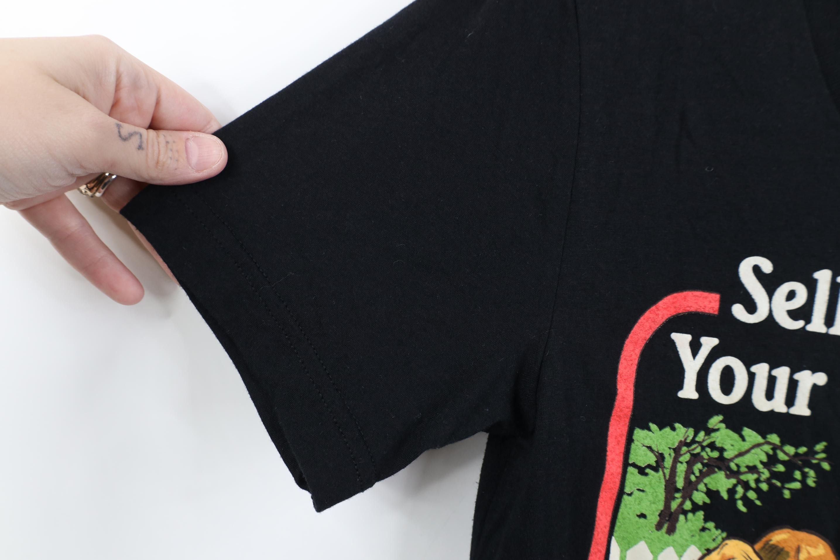 Vintage Y2K Streetwear Economics For Children Sell Your Soul T-Shirt Size XS / US 0-2 / IT 36-38 - 7 Thumbnail
