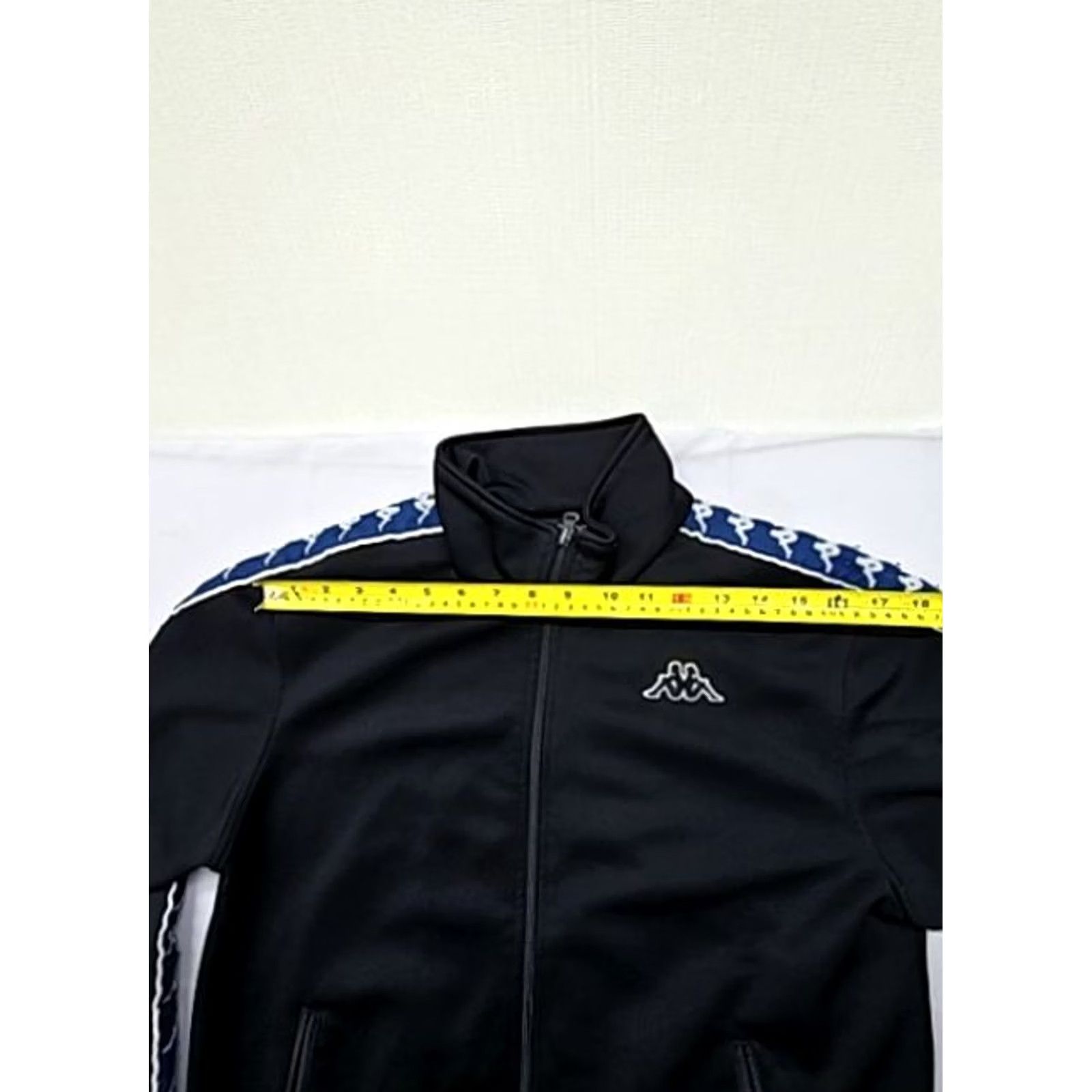 Kappa Kappa Mens Black Stripe Track Jacket M Polyester Zipper Med Size US M / EU 48-50 / 2 - 5 Thumbnail