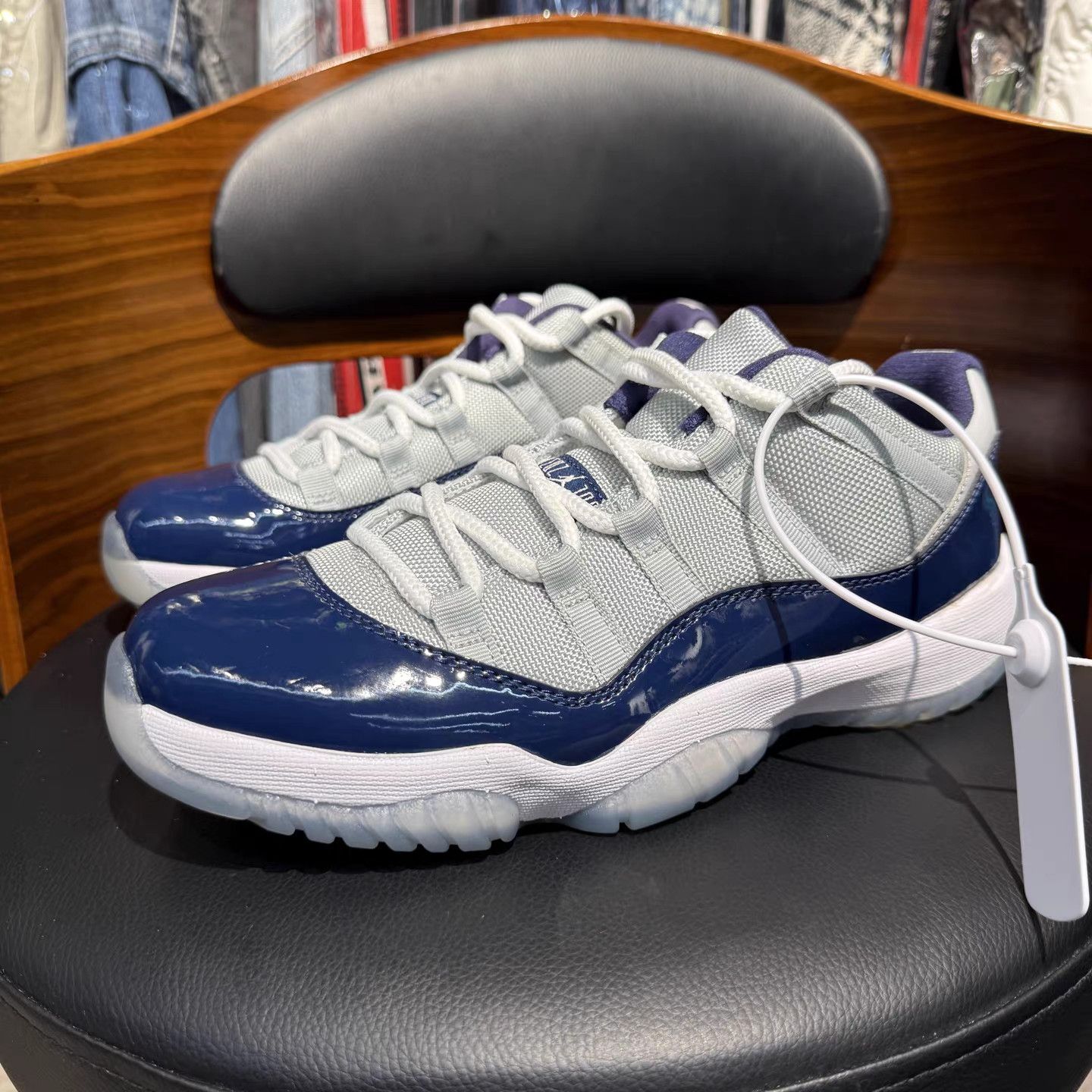 Nike Air Jordan 11 Georgetown White & Blue K15 Size US 8 / EU 41 - 1 Thumbnail