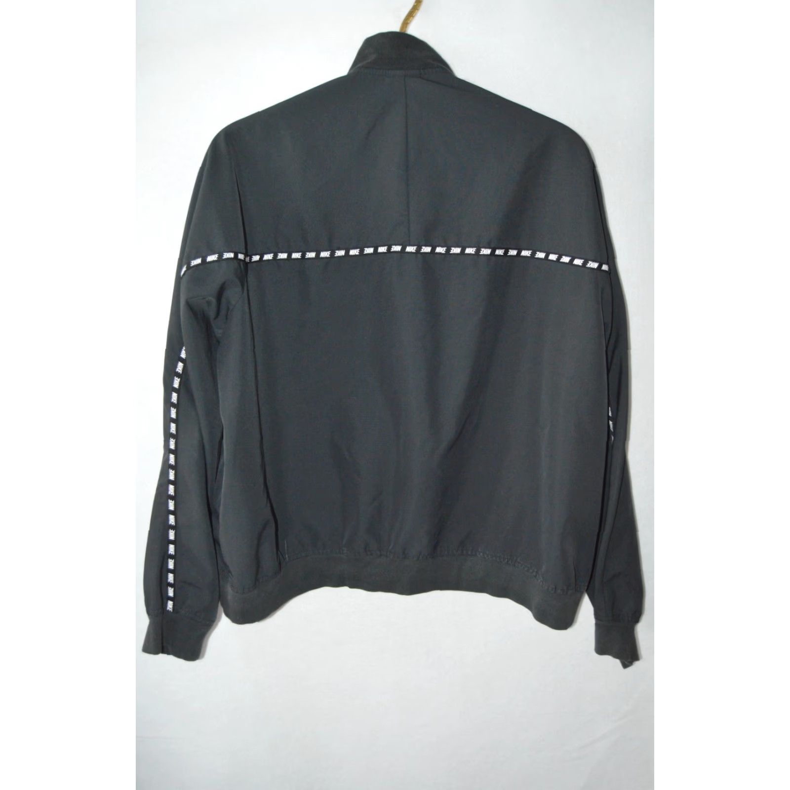 Nike Nike Jacket Mens XL Gray Full Zip Athletic Track Mock Neck Polyester Training Size US XL / EU 56 / 4 - 3 Thumbnail