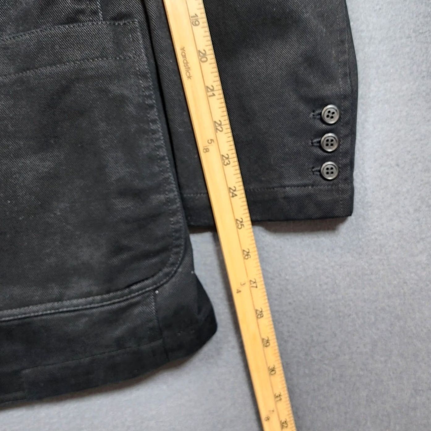 The Territory Ahead The Territory Ahead Mens Jacket 42R Black Corduroy Fine Wale Blazer Sport Coat Size 42R - 5 Thumbnail