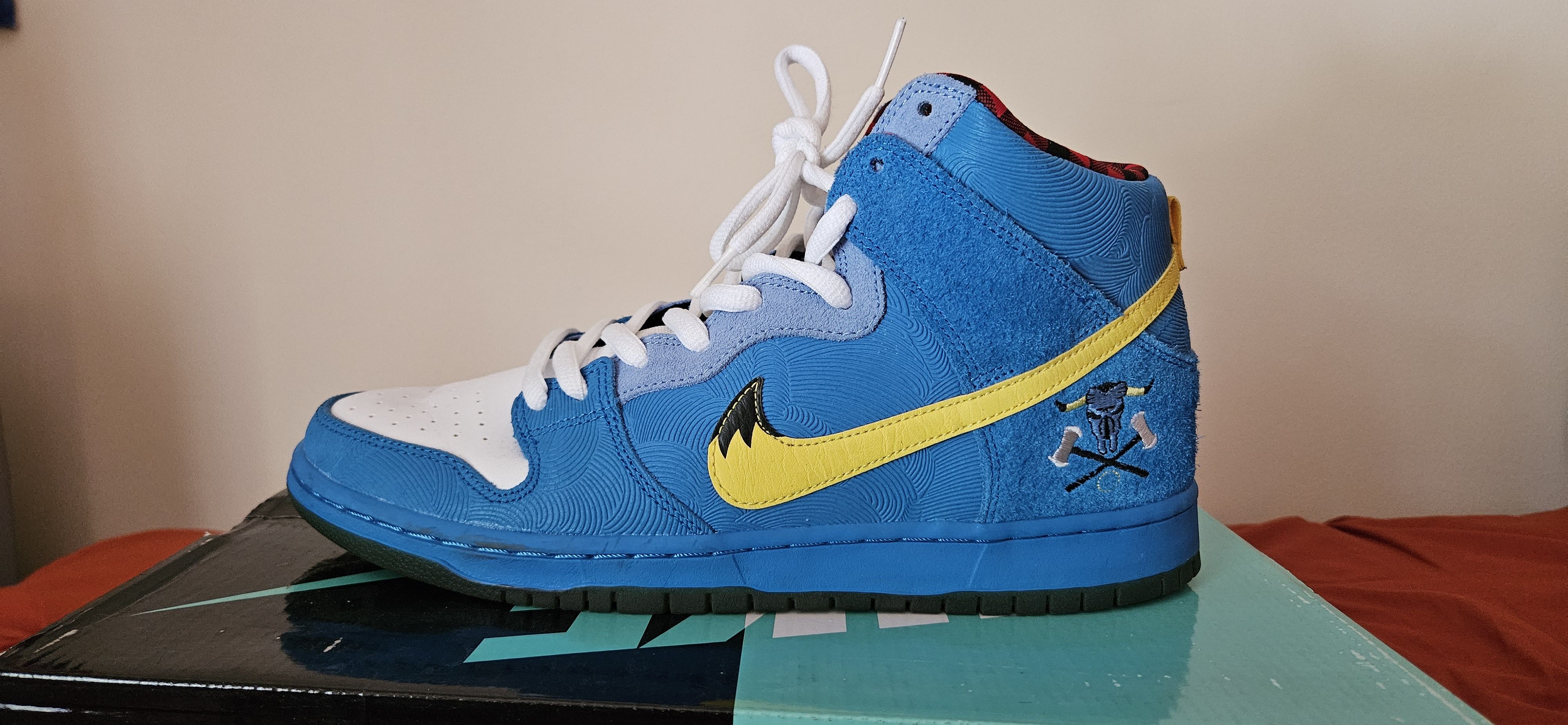 Nike SB Dunk High Familia Blue Ox Size US 10 / EU 43 - 3 Thumbnail