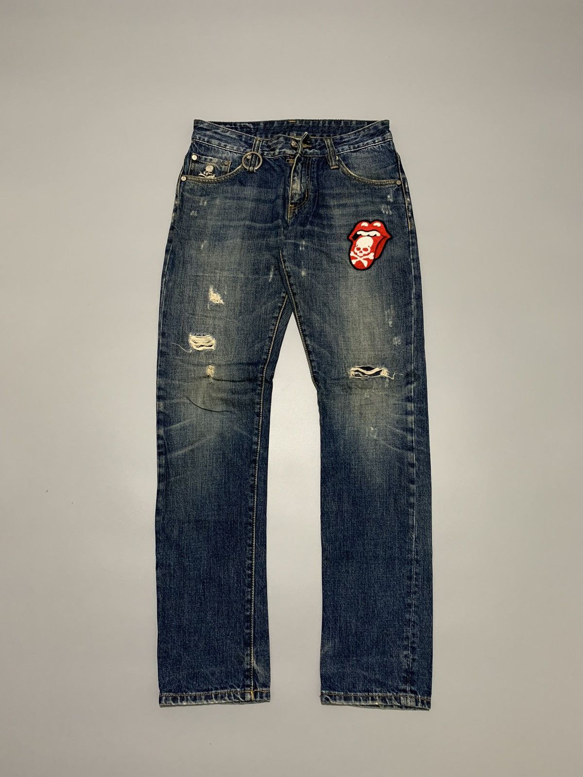 Mastermind Japan × The Rolling Stones MMJ x TRS- 2012- 50th Anniversary of  D Rolling Stones Denim | Grailed