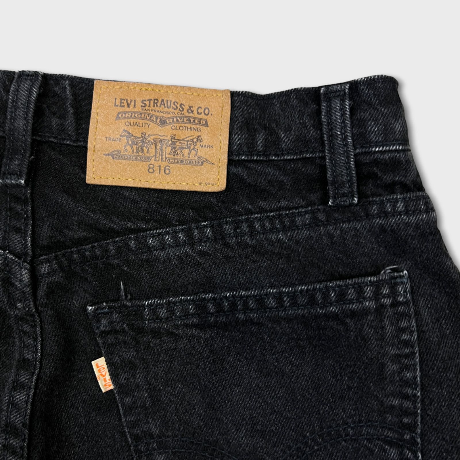 Levi's × Vintage VTG Levi's 816 Jeans Womens 30x35 High Waist Taper 90s Denim Size 30" / US 8 / IT 44 - 7 Thumbnail