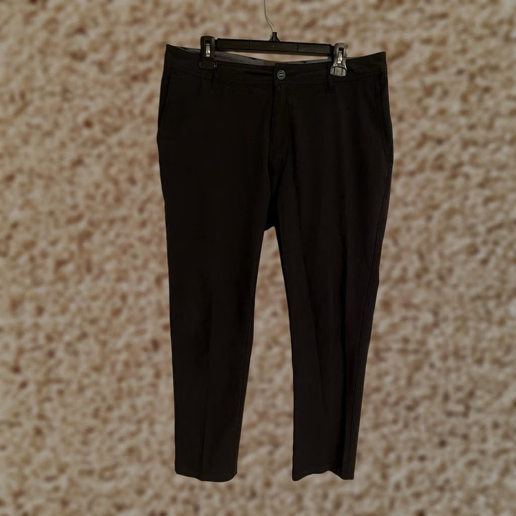 Vintage Linksoul Gray Blue Chino Pants Men's 34S 35x28 Athletic Flat Front Golf Size US 34 / EU 50 - 1 Thumbnail