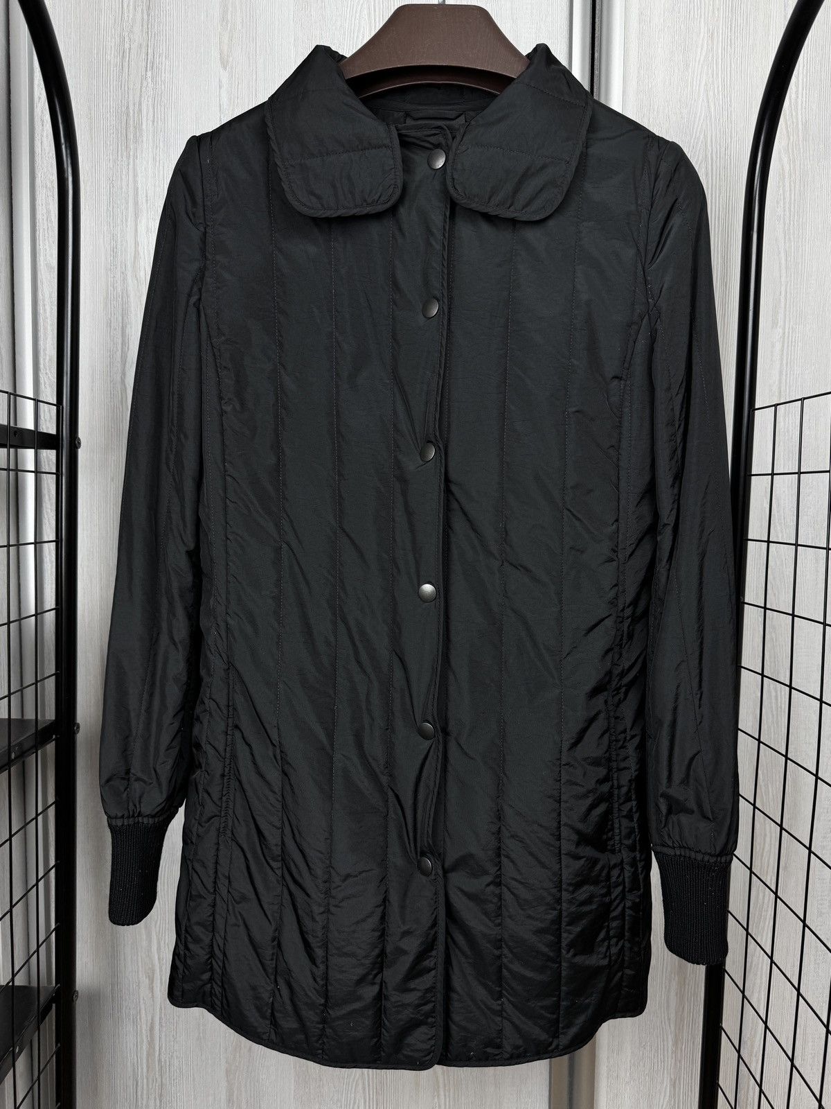 Akris Akris nylon wool black quilted coat jacket size US 8 Size M / US 6-8 / IT 42-44 - 2 Thumbnail