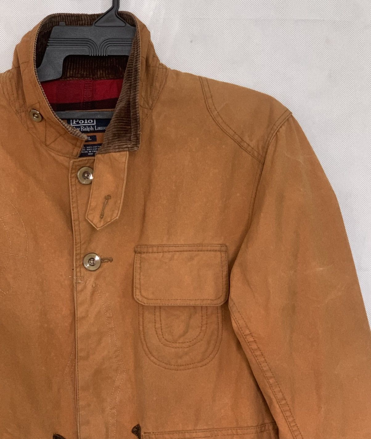 Polo Ralph Lauren Vintage Distressed Polo Ralph Lauren Hunting Utility Jacket Size US L / EU 52-54 / 3 - 14 Thumbnail