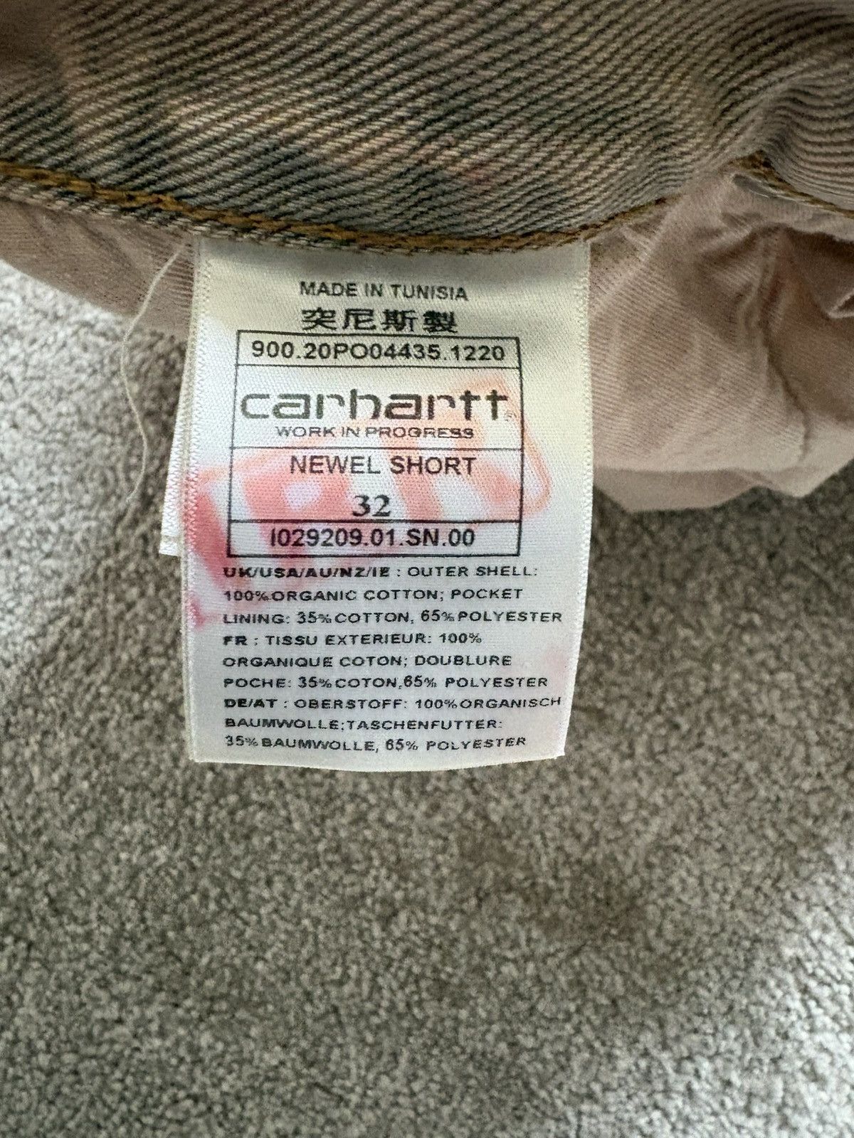 Carhartt Wip Carhartt WIP Newel Short – Blue Denim Sand Bleached / W32 Size US 32 / EU 48 - 5 Thumbnail