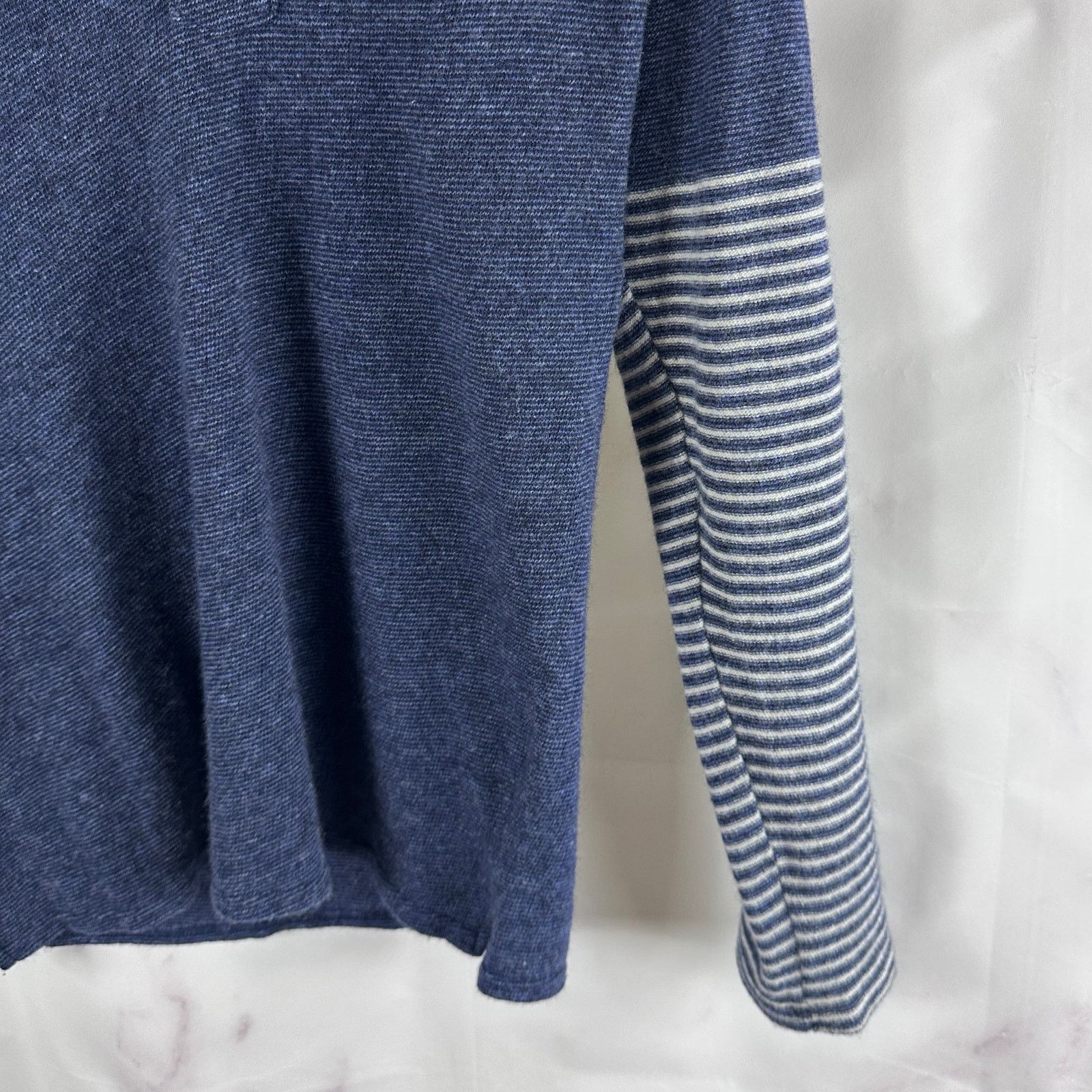 Kapital Blue Knit Longsleeve Polo Size US S / EU 44-46 / 1 - 3 Thumbnail