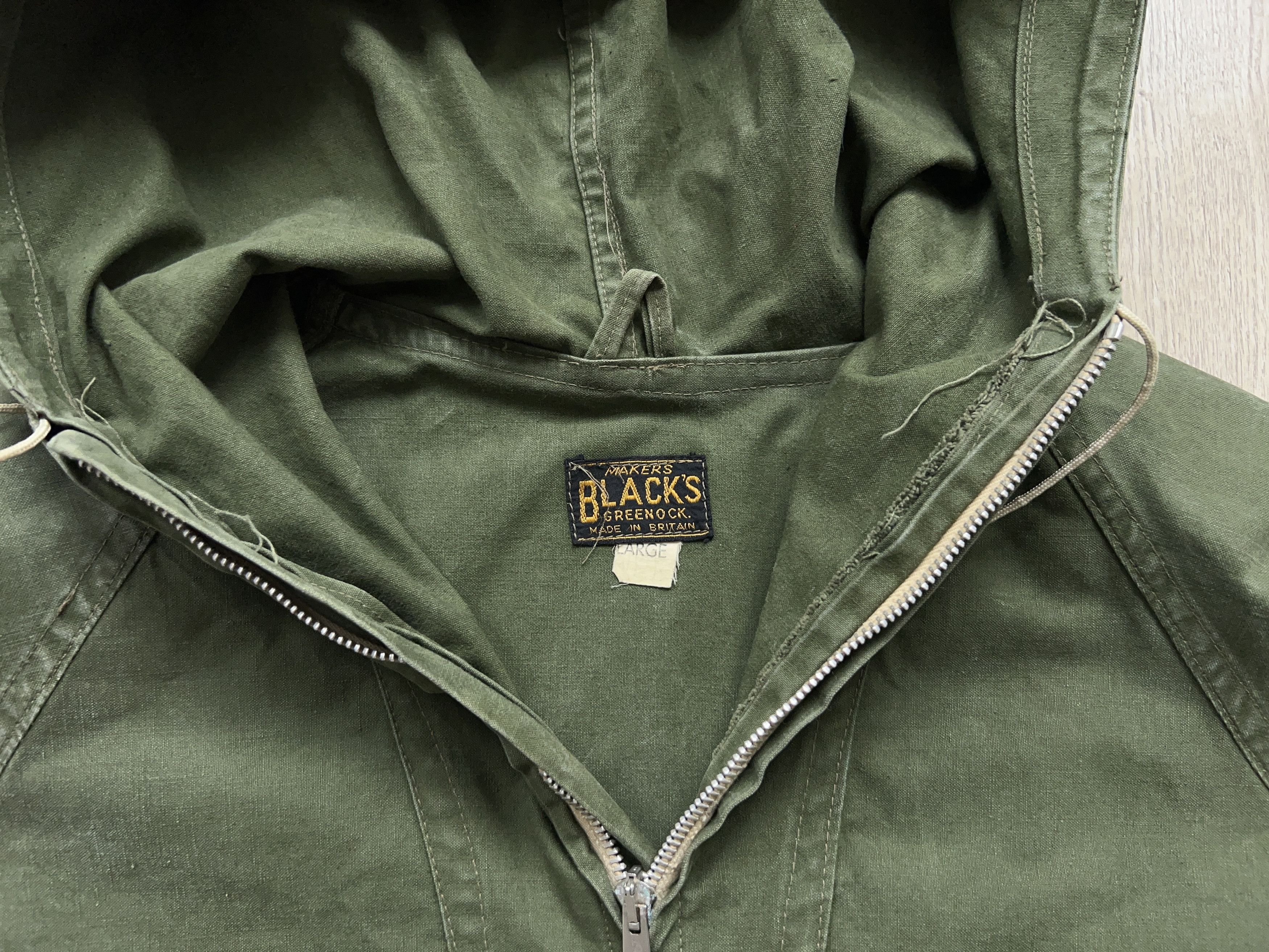 SMOCK × Vintage Blacks of Greenock Makers British Smock Windproof Jacket Size US L / EU 52-54 / 3 - 5 Thumbnail
