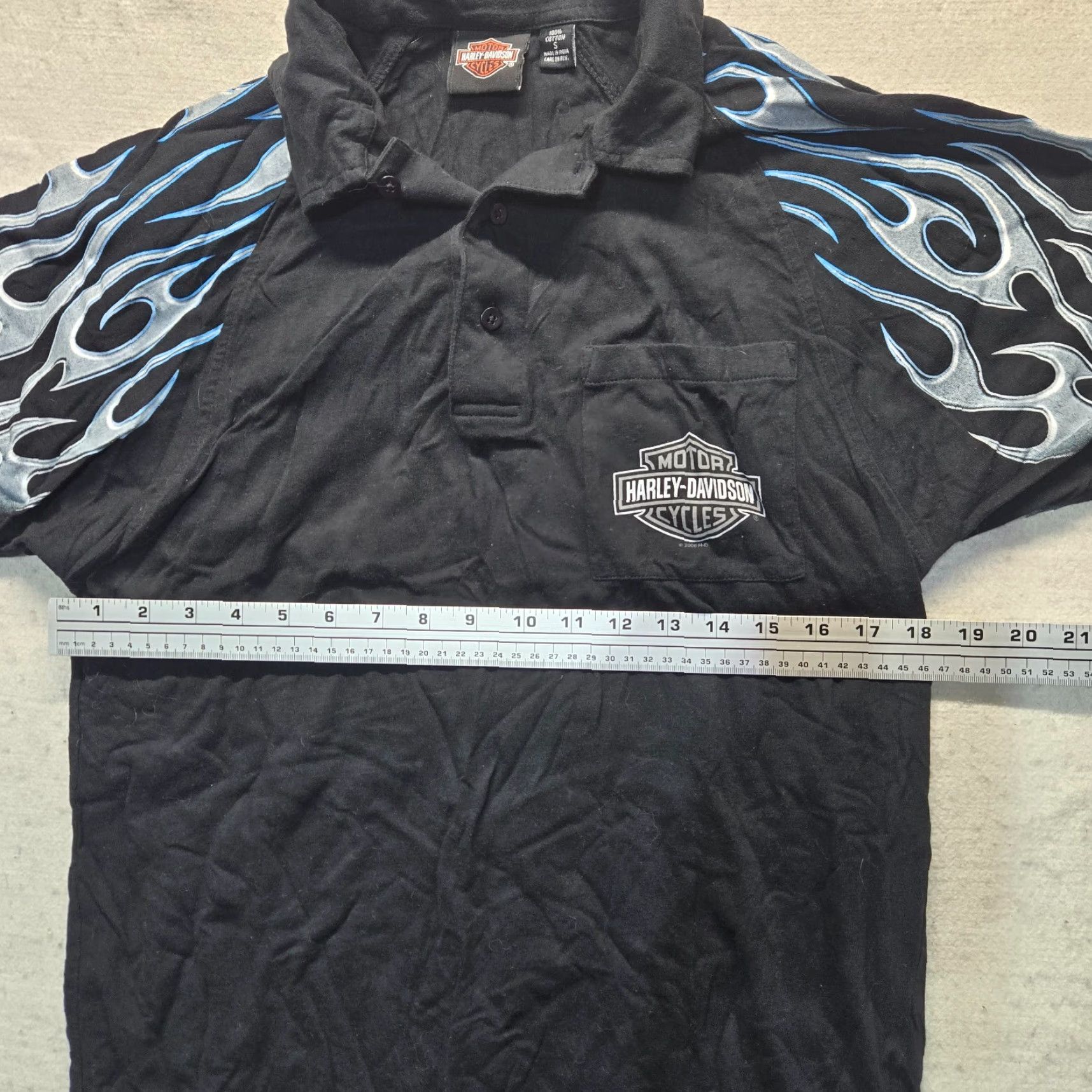Gildan Gildan Heavy Cotton Shirt Men Black Polo Adult S Small Beach Motorcycle Bike Week Daytona Florida 2020s Logo Size US S / EU 44-46 / 1 - 5 Thumbnail