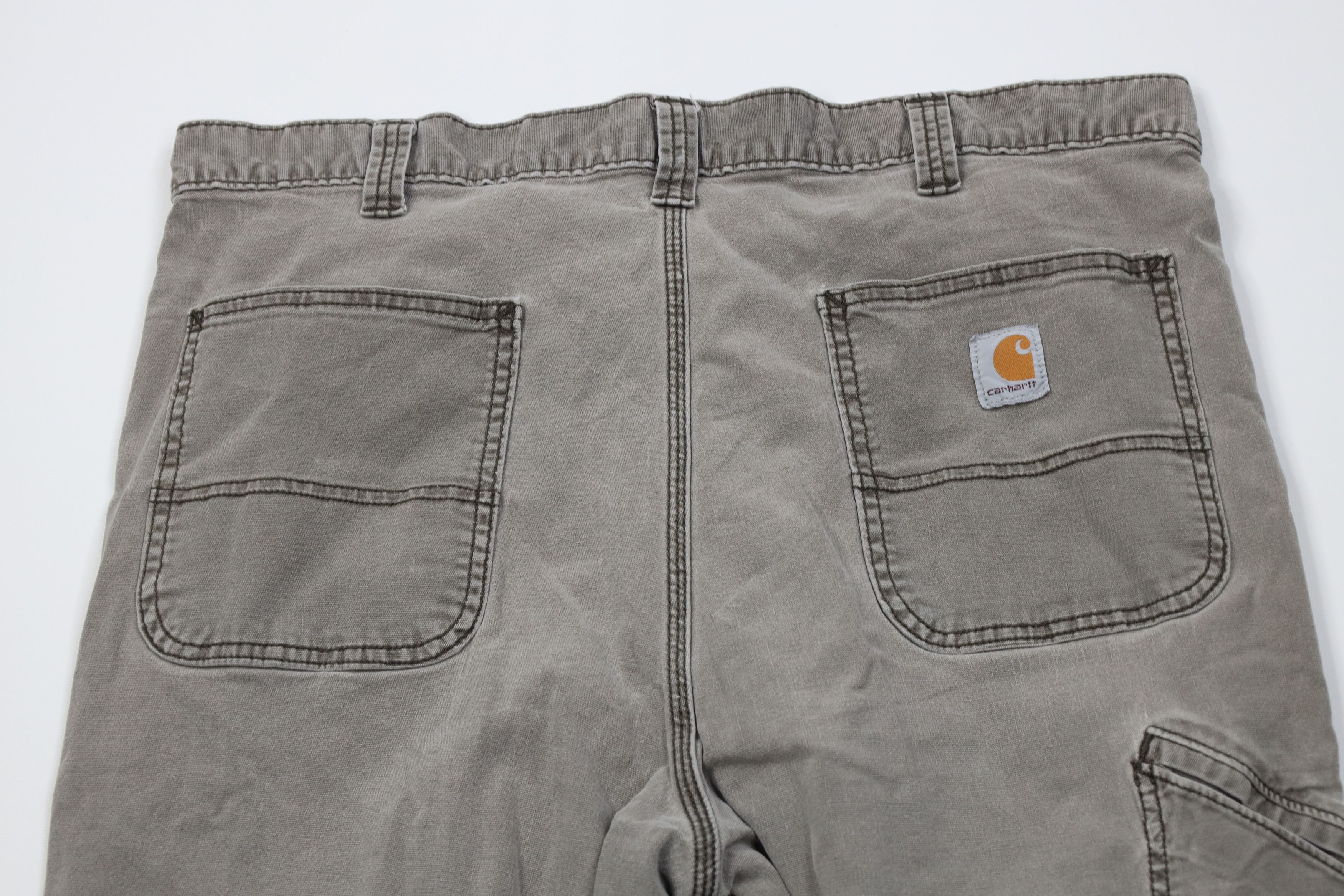 Carhartt Vintage Y2K Carhartt Relaxed Fit Wide Leg Dungaree Pants Size US 38 / EU 54 - 10 Thumbnail