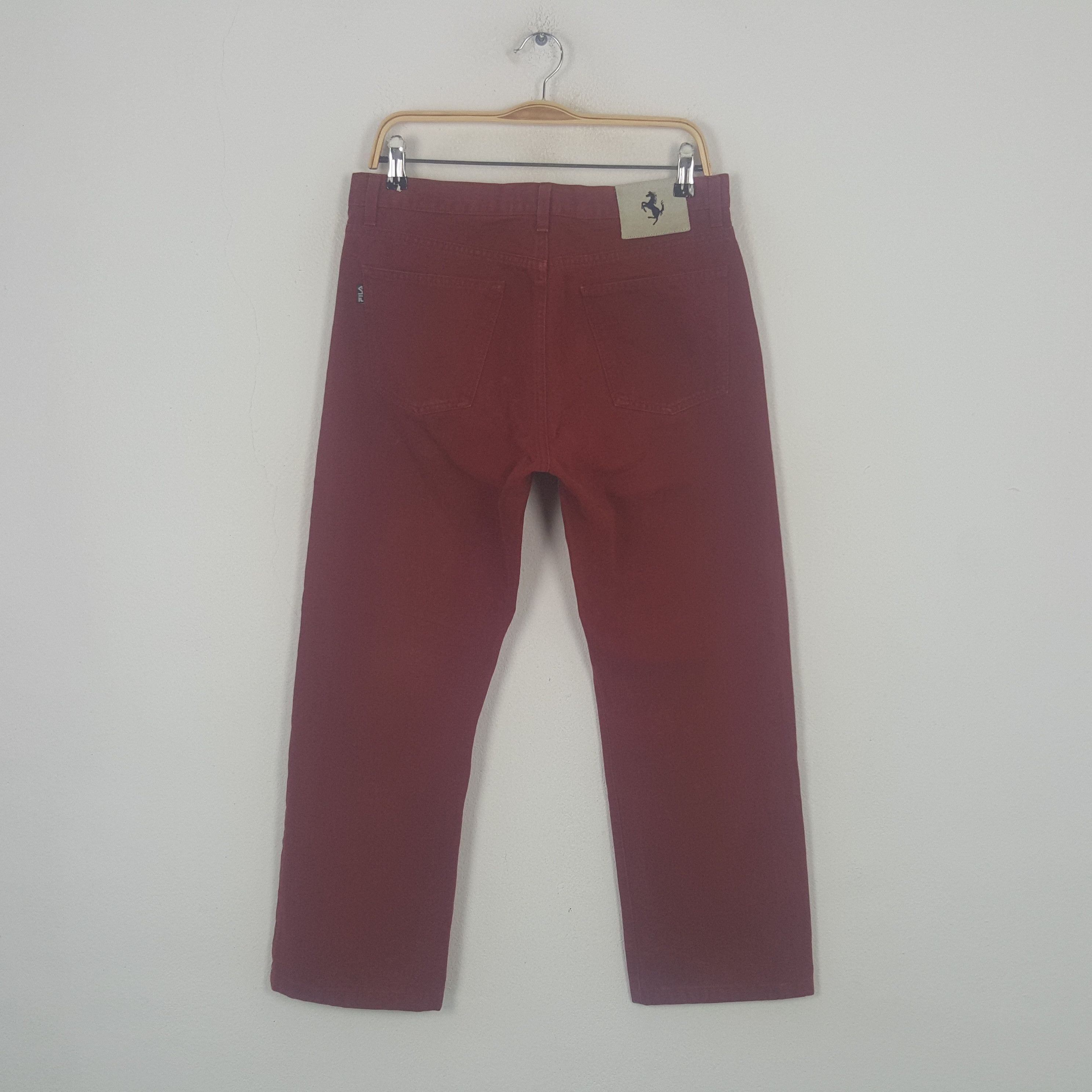 Fila Vintage Fila X Ferrari American Trousers Pants C297N8 Size US 32 / EU 48 - 4 Thumbnail