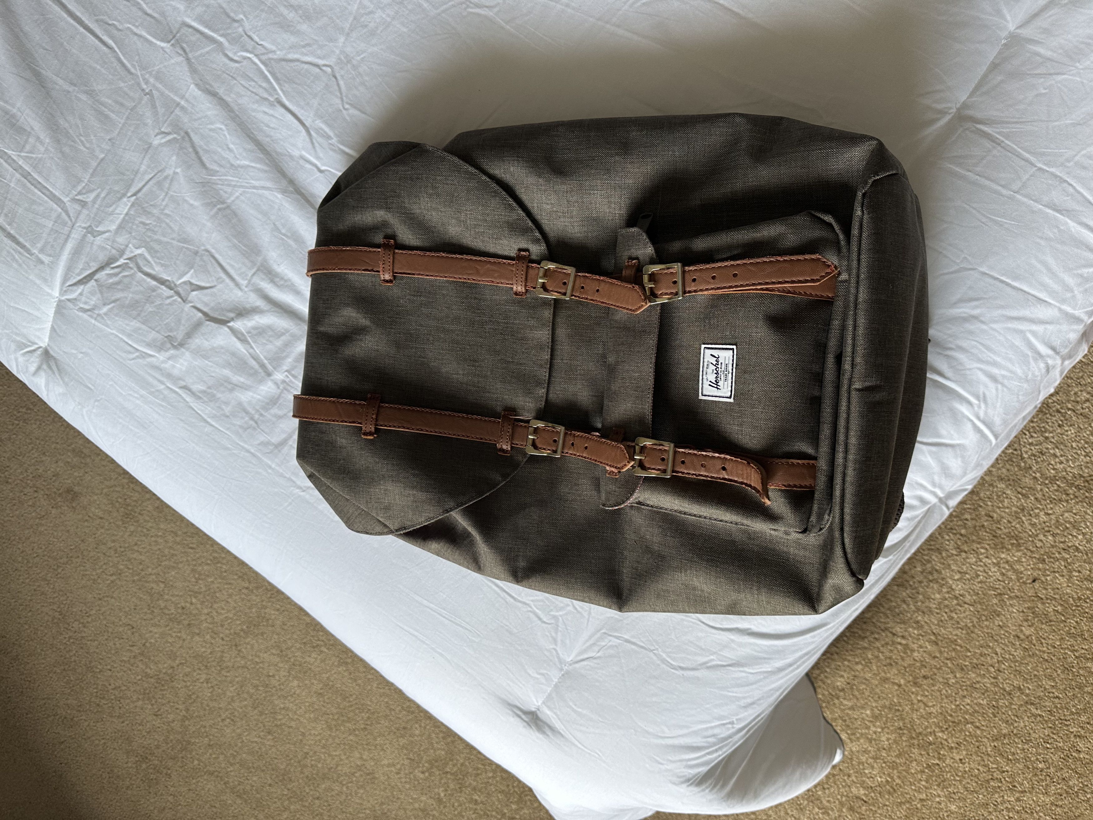 Herschel Supply Co. HERSCHEL SUPPLY CO. LITTLE AMERICA BACKPACK Ivy Green Slub Size ONE SIZE - 1 Thumbnail