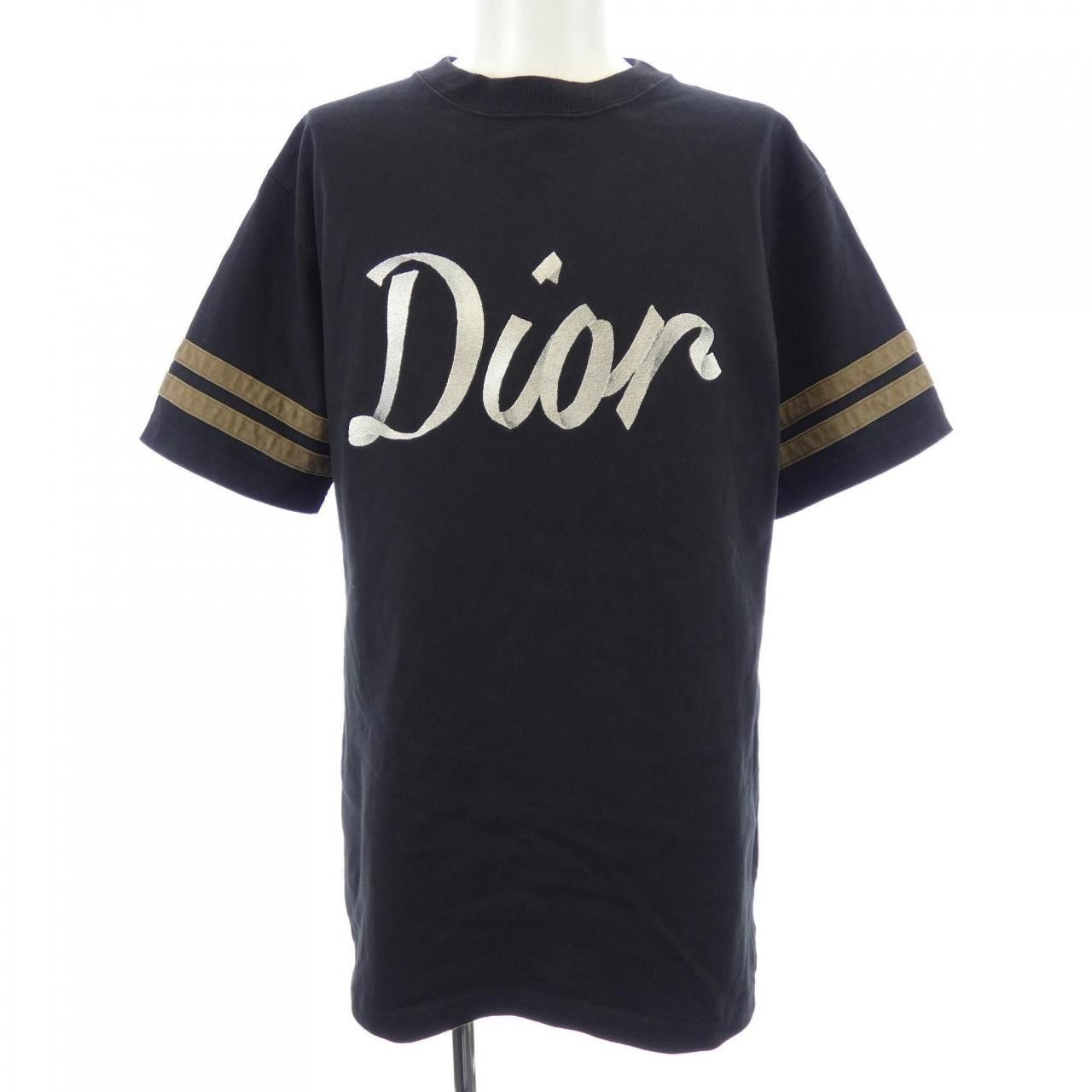 Dior Dior Dior Cotton Compact Jersey TShirt Textile T-Shirts 293J659A0554 DUTY FREE for USA Size ONE SIZE - 1 Thumbnail
