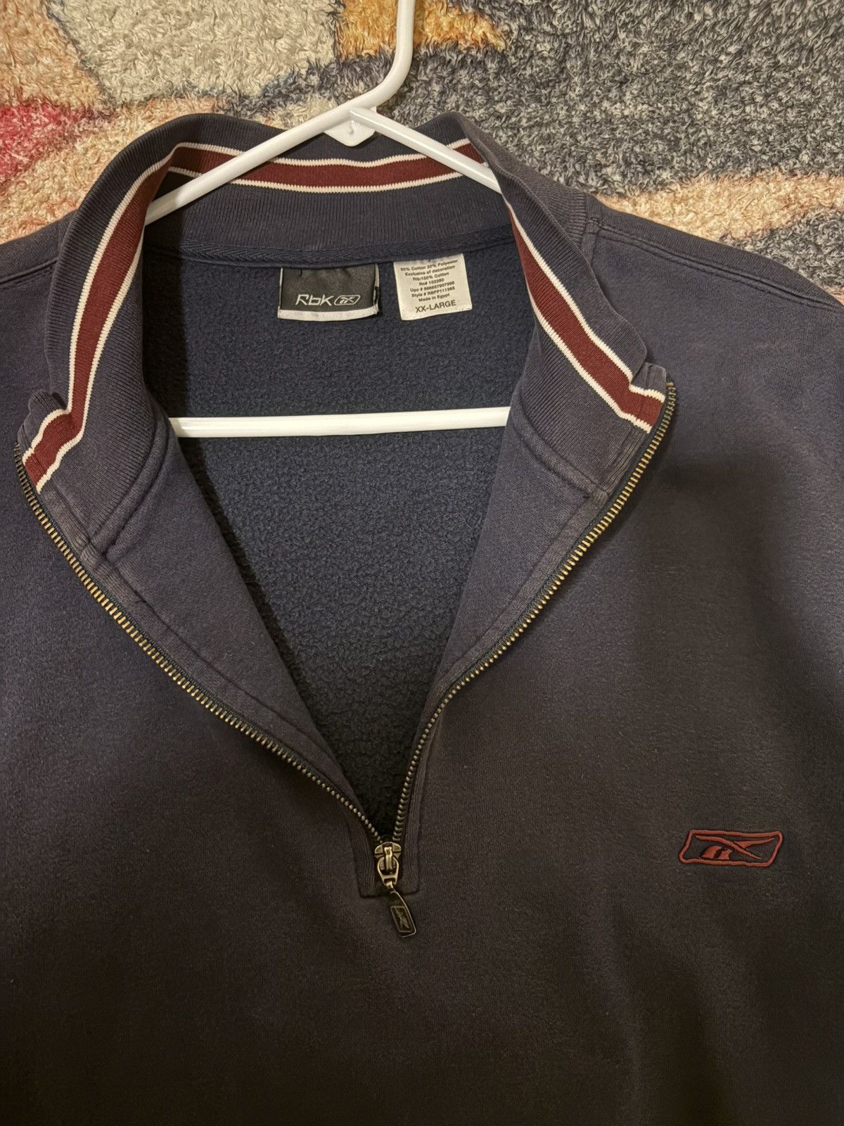 Reebok Vintage Reebok Sportswear Half-Zip Size US XXL / EU 58 / 5 - 2 Thumbnail