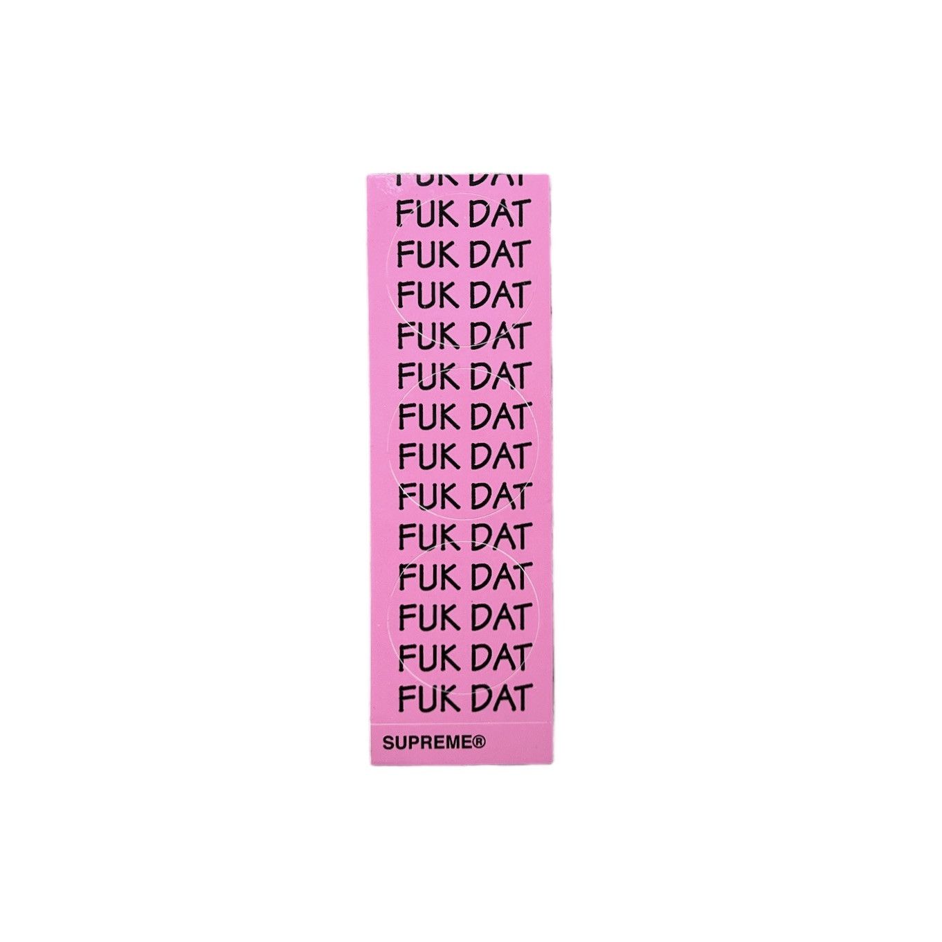 Supreme Supreme Fuk Dat Mini Stickers FW22 Size ONE SIZE - 1 Preview