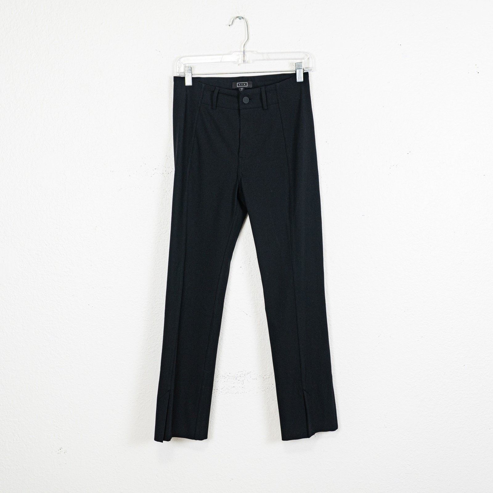 AYR AYR Sizzle Split Hem Pants Classic Black size 4 Ankle crop Size 27" / US 4 / IT 40 - 8 Thumbnail