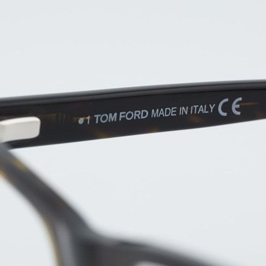 Tom Ford Tom Ford FT5820-B 052 Eyeglasses Havana 50mm Square Frame Size ONE SIZE - 3 Thumbnail