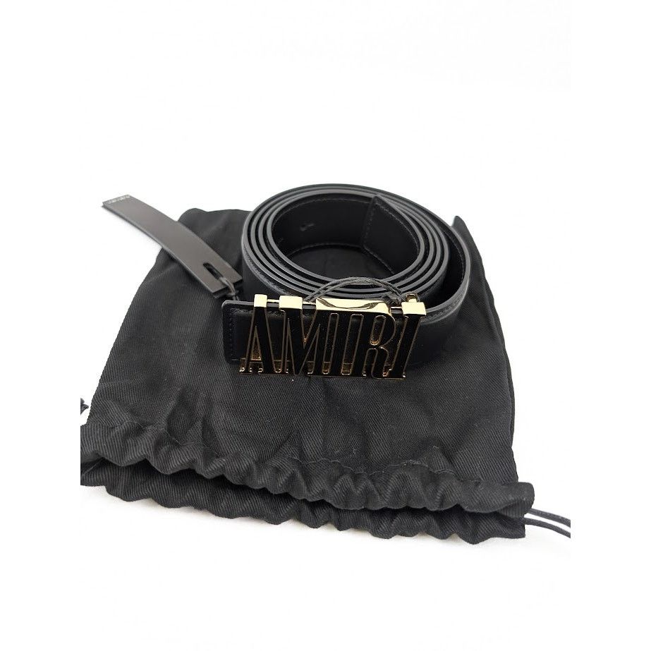 Amiri o1rshd1 Size: 110 CM / Nappa Amiri 4cm Belt in Black Size 44 - 13 Thumbnail