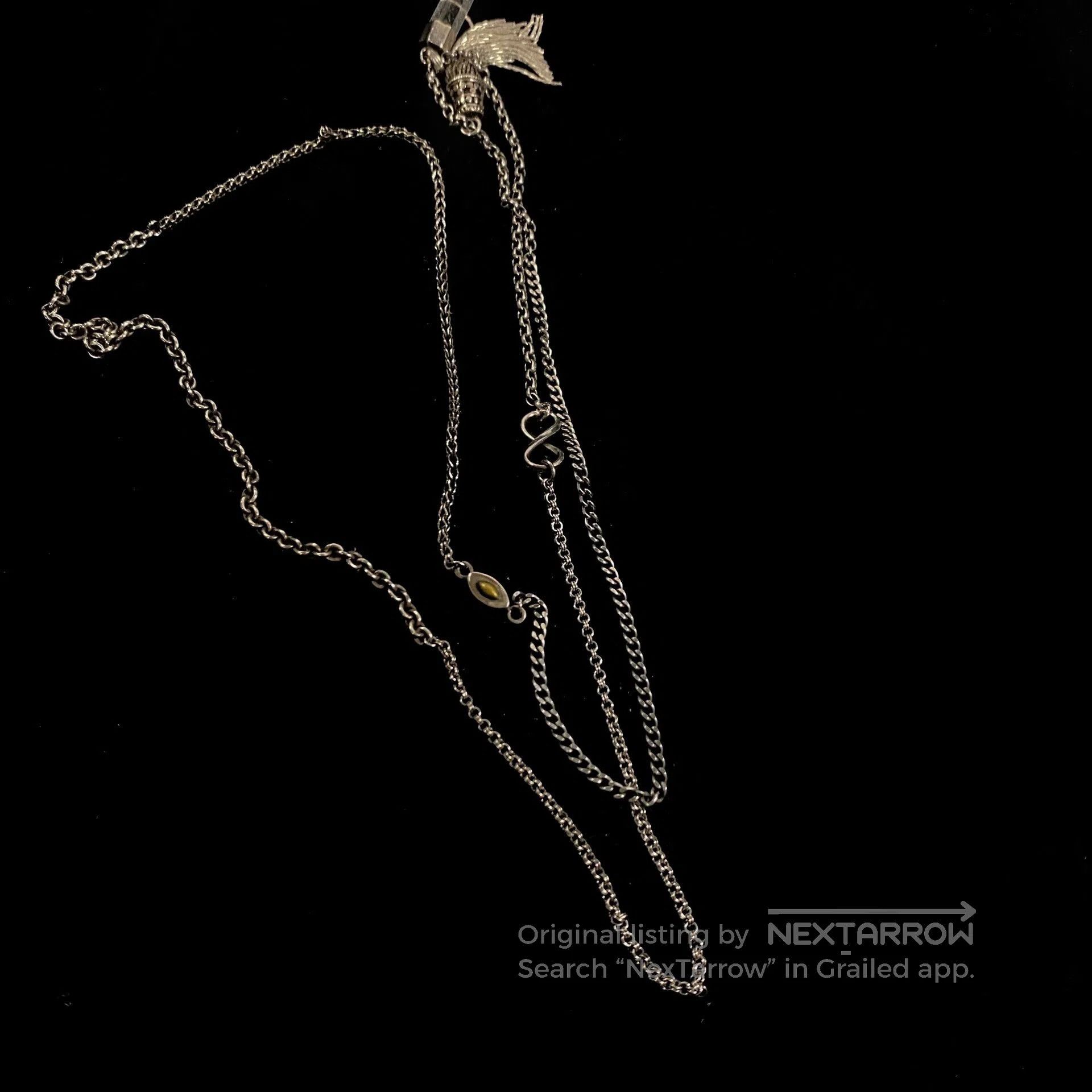Gunda Gunda Gem Tassel Necklace. Size ONE SIZE - 3 Thumbnail